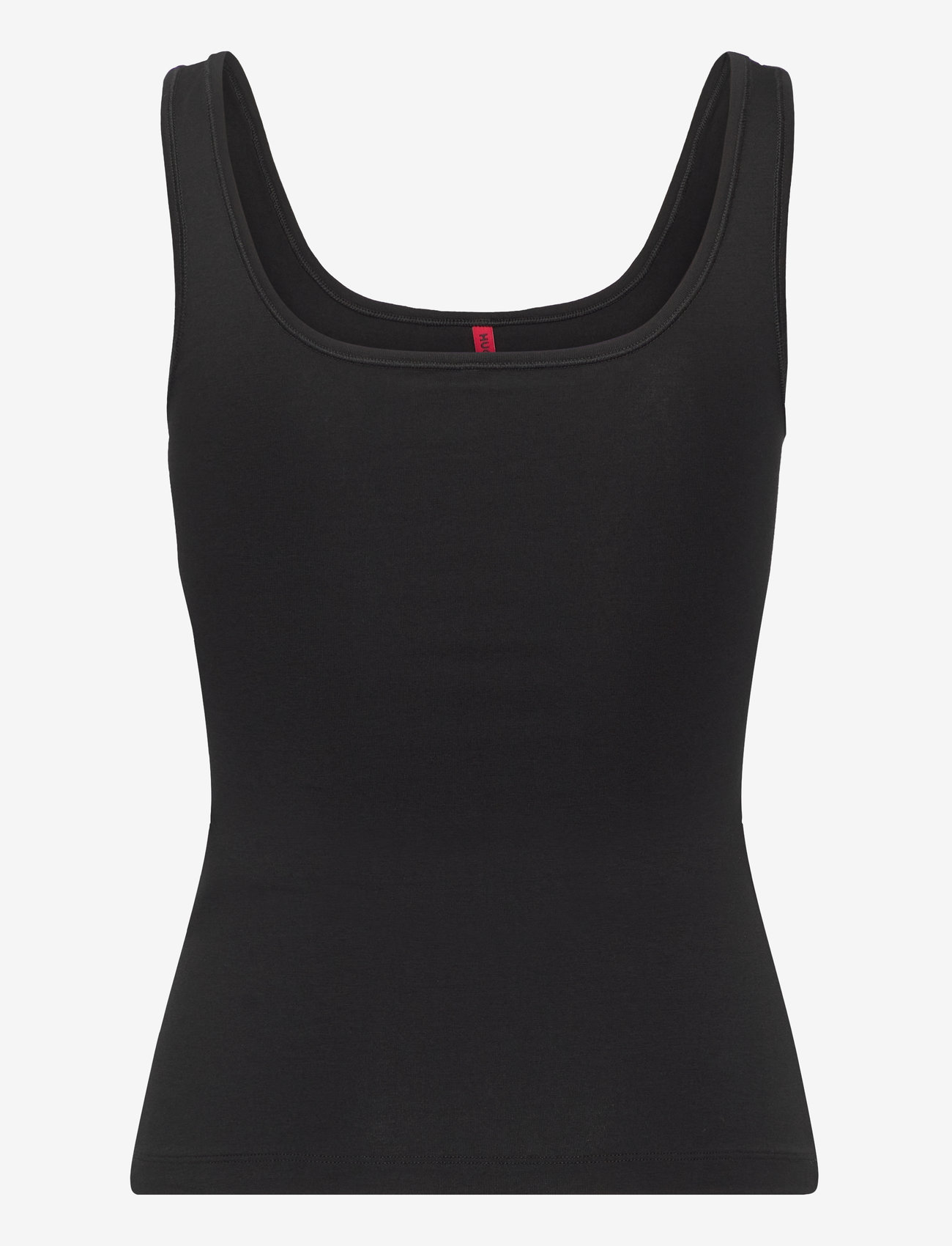 HUGO - VEST RED LABEL - linnen - black - 1