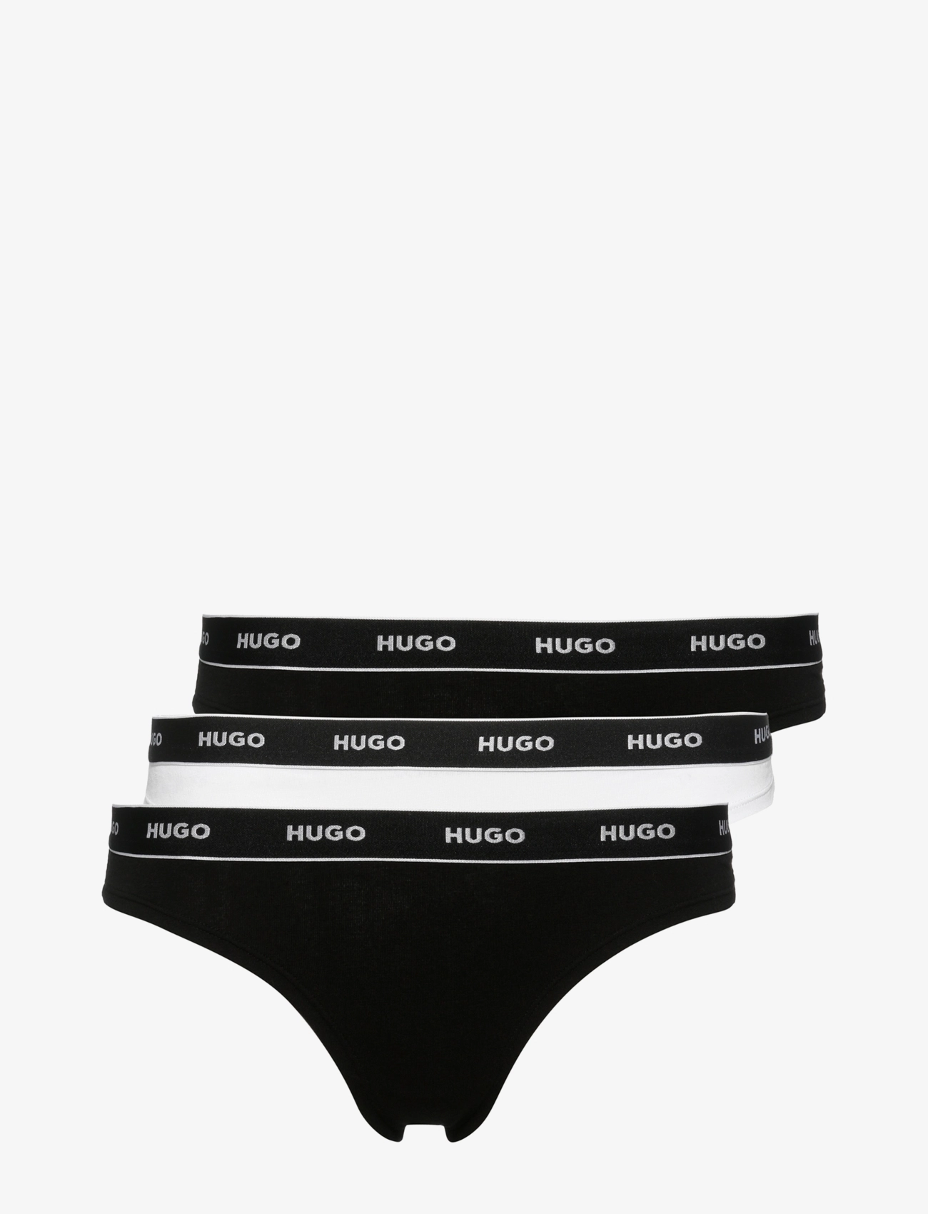 HUGO Triplet Stringtanga Stripe Weiß - XL - Damen