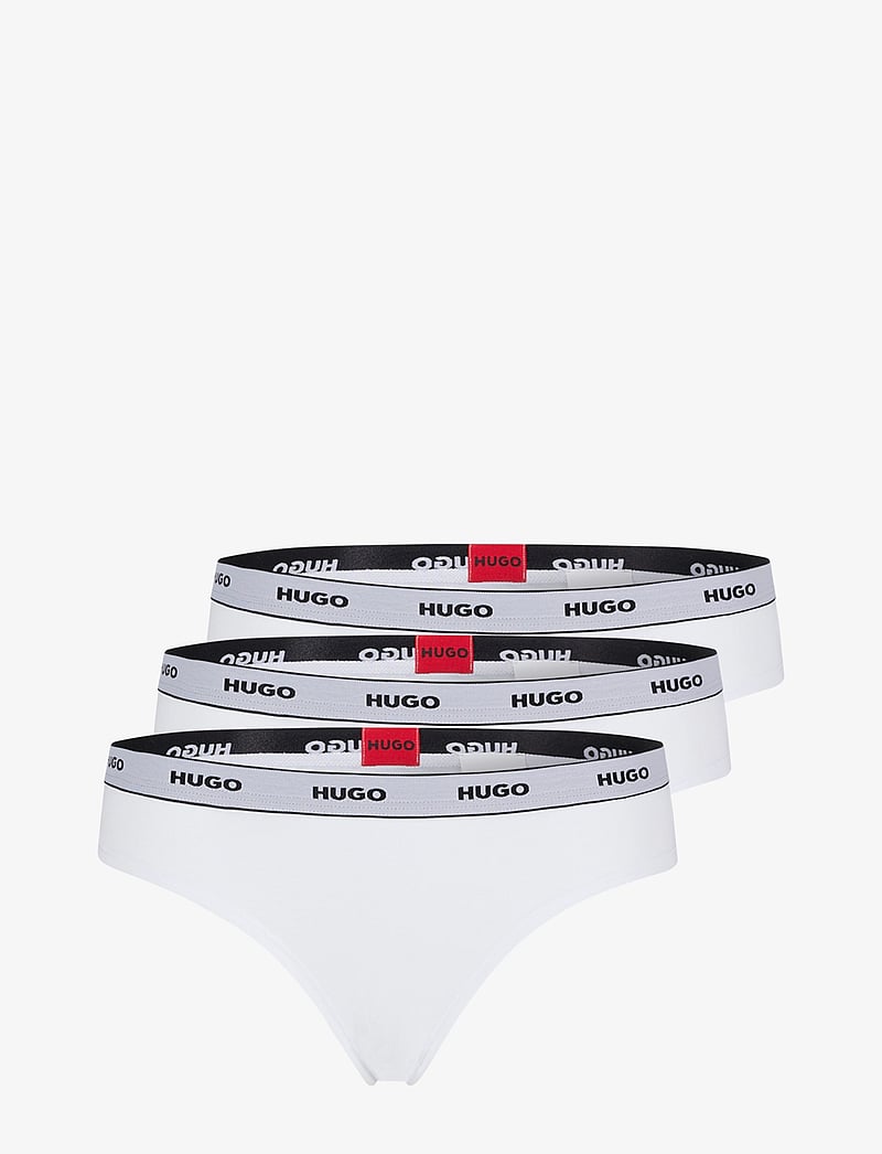 HUGO - TRIPLET THONG STRIPE - stringtrusser - white - 1