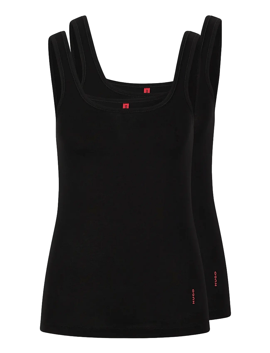 HUGO - TWIN VEST - varrukateta topid - black - 0