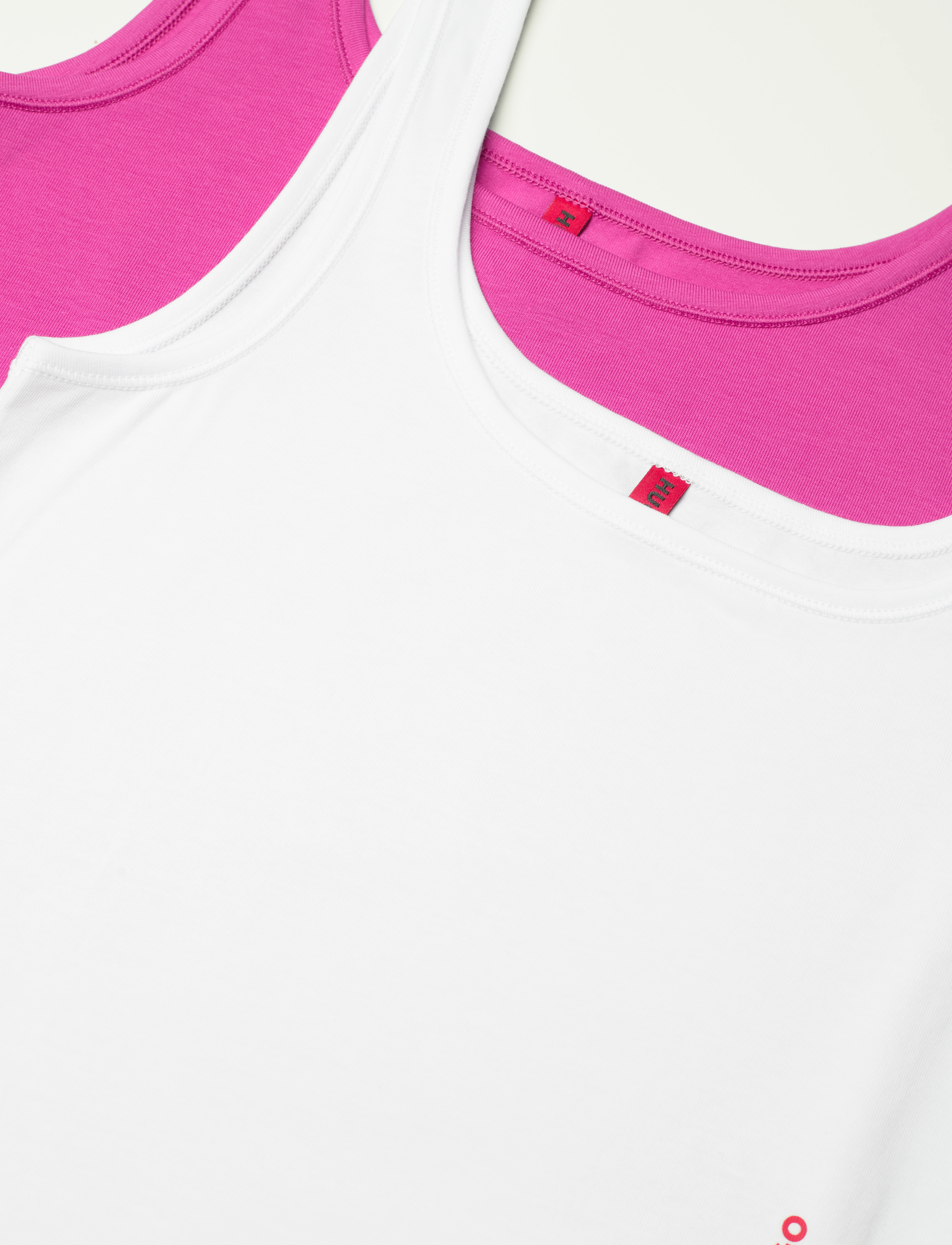 HUGO - TWIN VEST - linnen - open pink - 2