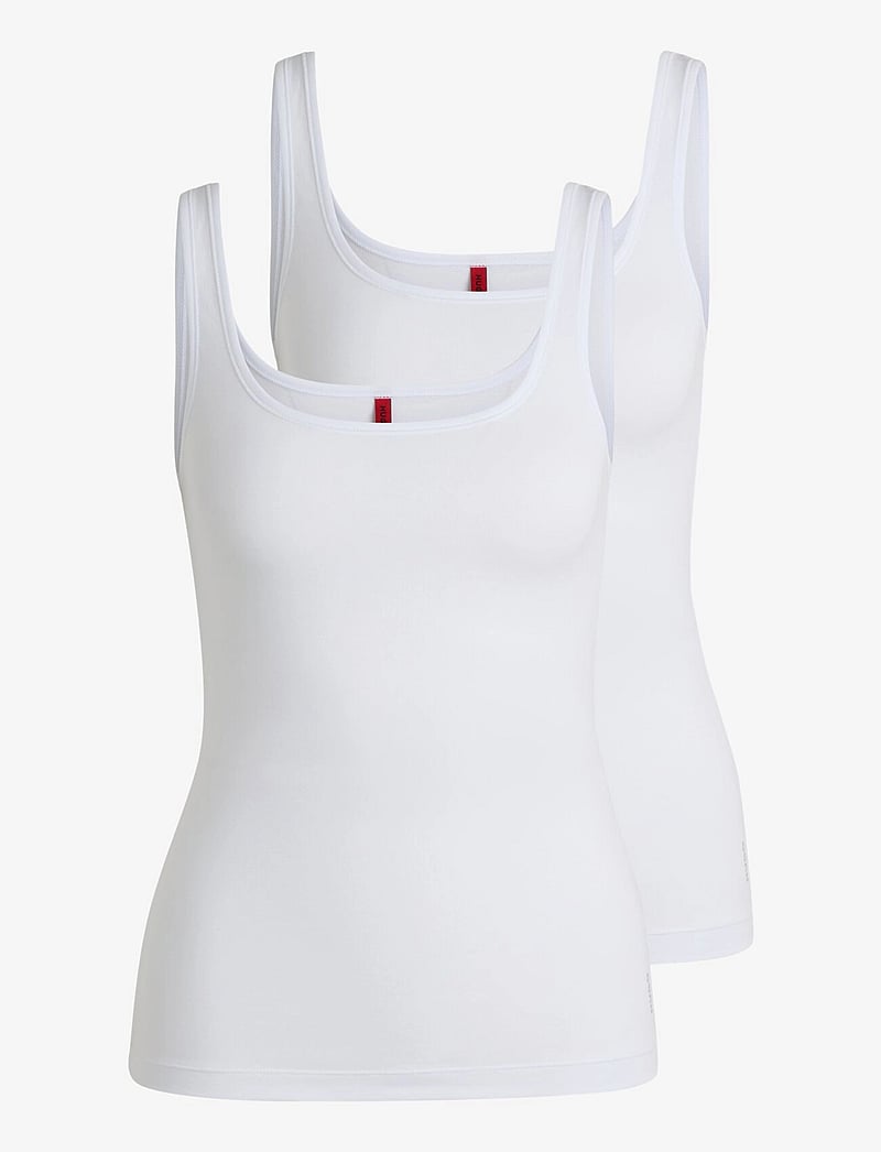 HUGO - TWIN VEST - tanktops - white - 1