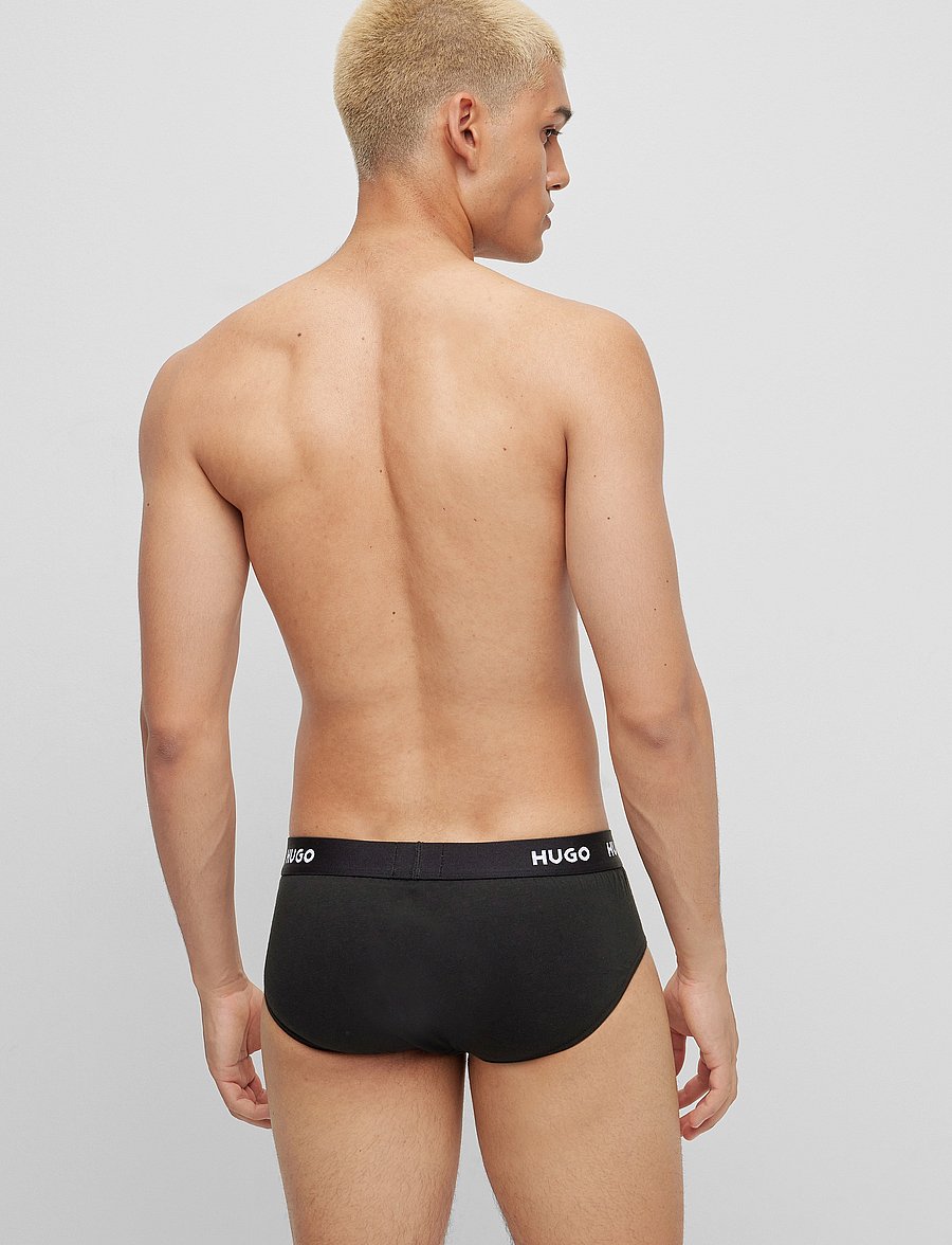 HUGO - HIPBRIEF TRIPLETPACK - multipakk aluspüksid - black - 2
