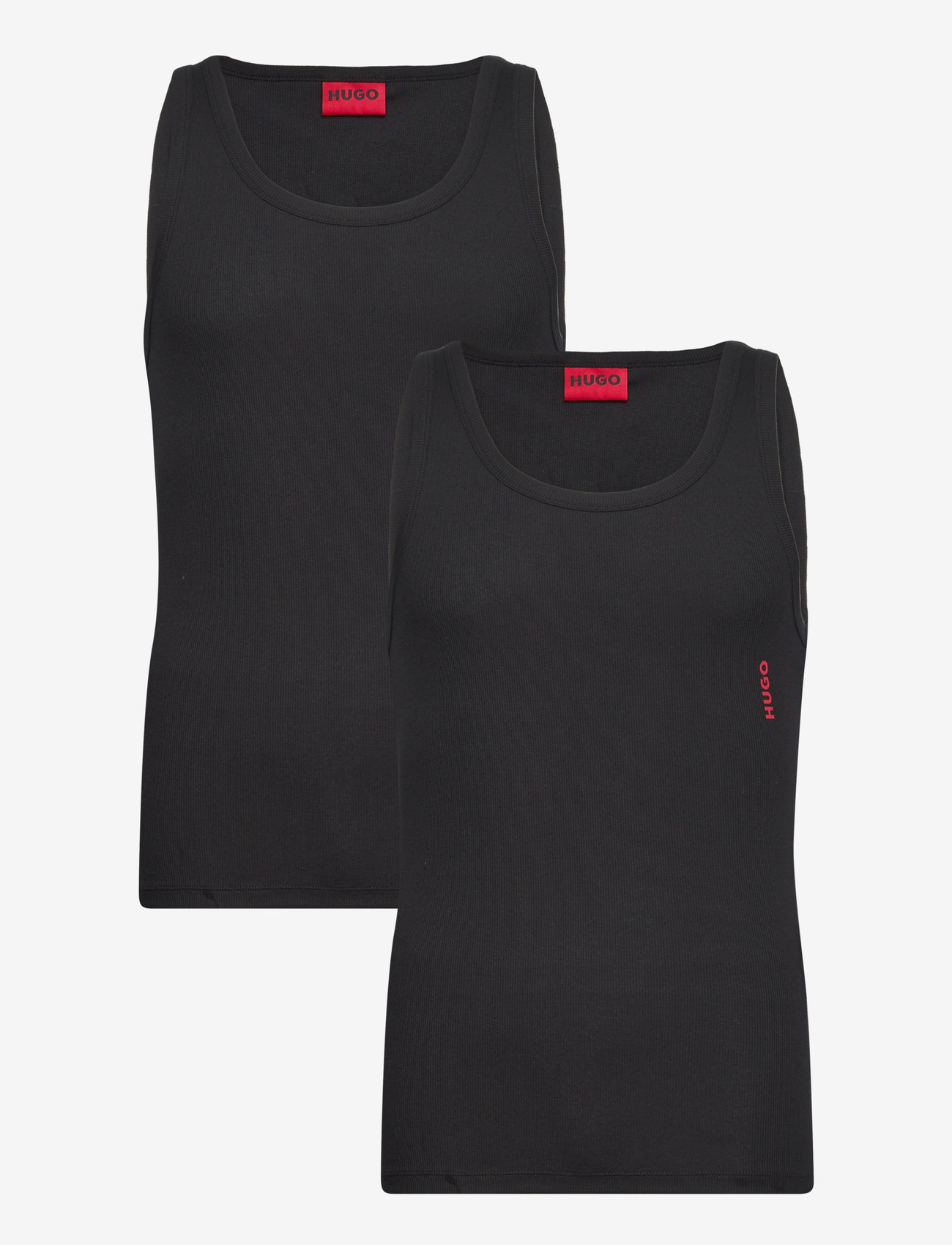HUGO - TANK TOP TWIN PACK - laveste priser - black - 1