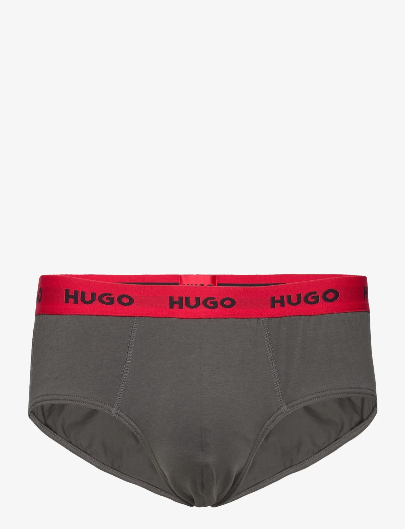 HUGO - HIPBRIEF TRIPLETPACK - unterhosen im multipack - medium grey - 2