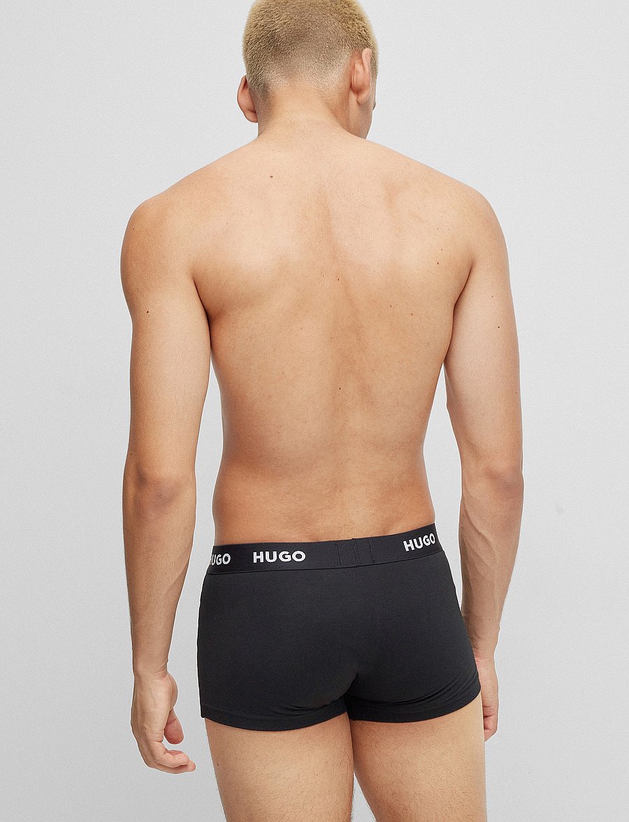HUGO - TRUNK TRIPLET PACK - multipakk aluspüksid - black - 2