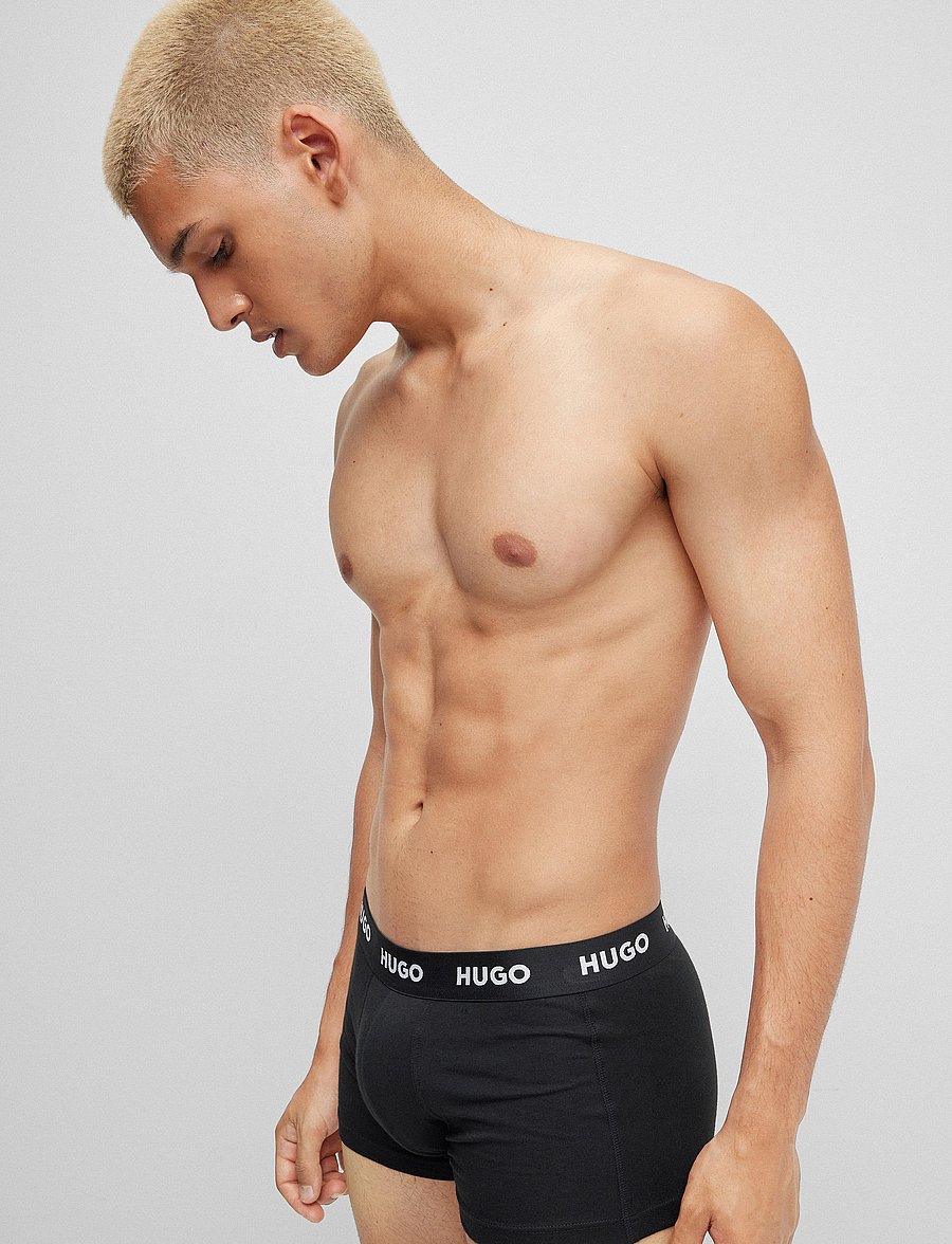 HUGO - TRUNK TRIPLET PACK - multipakk aluspüksid - black - 3