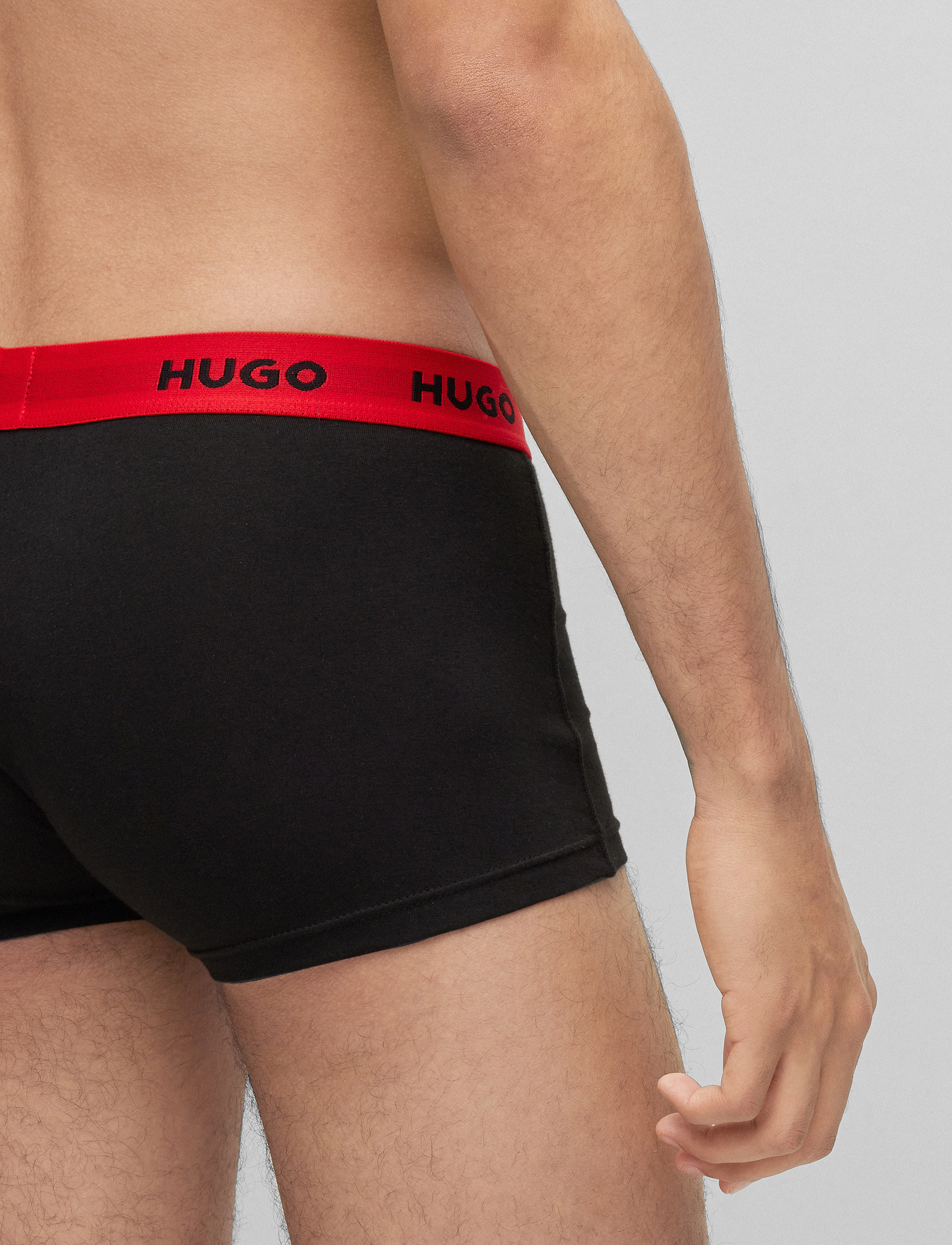 HUGO - TRUNK TRIPLET PACK - laveste priser - black - 2