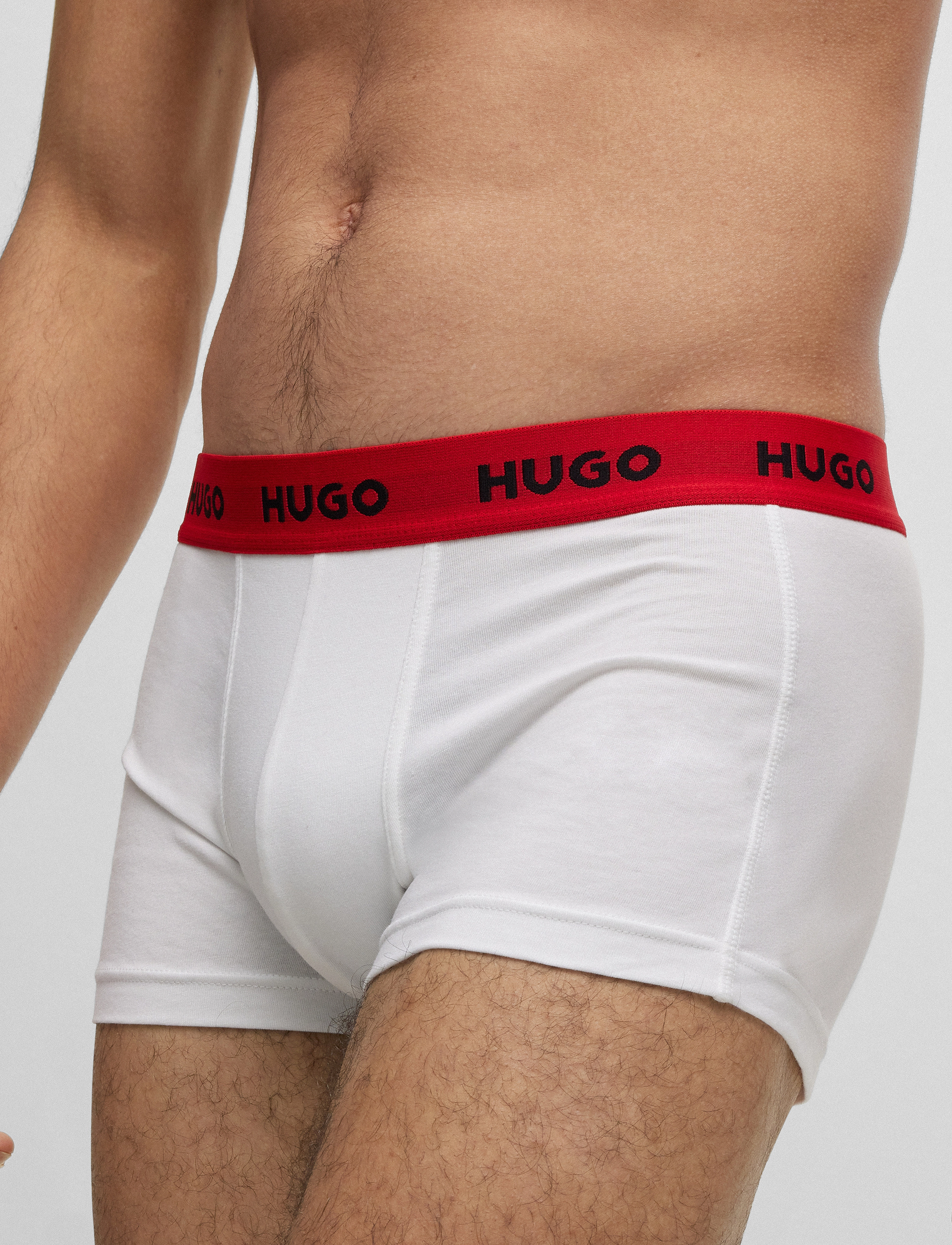HUGO Trunk Triplet Pack, Mænd, Trepak Trunks, Str: M
