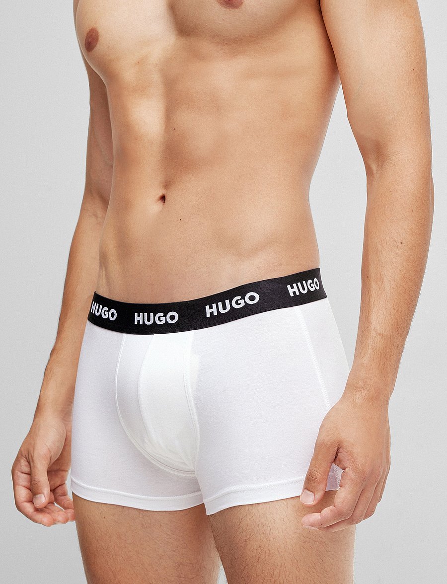HUGO - TRUNK TRIPLET PACK - boxer briefs - white - 3