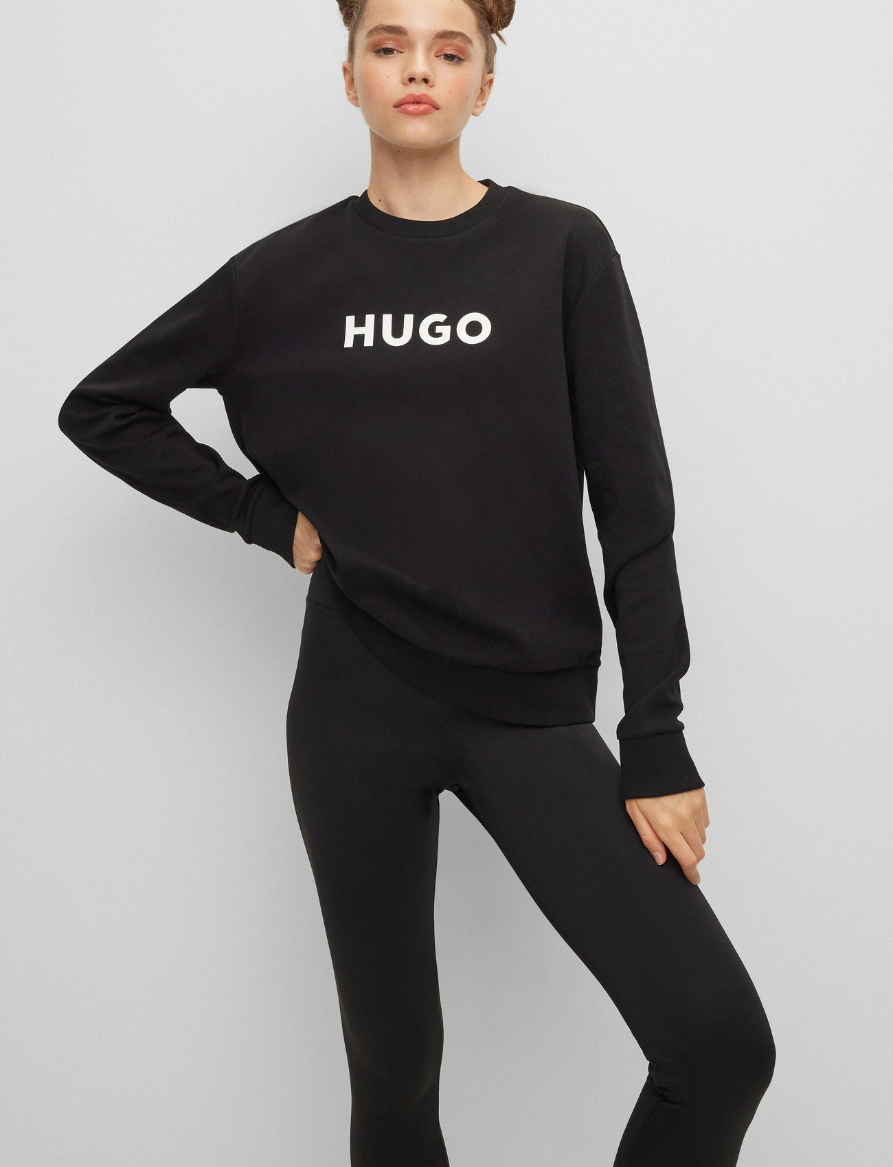 HUGO - The HUGO Sweater - kobiety - black - 1