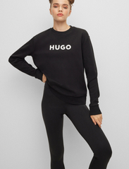 HUGO - The HUGO Sweater - dressipluusid - black - 2