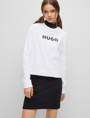 HUGO - The HUGO Sweater - kobiety - white - 2