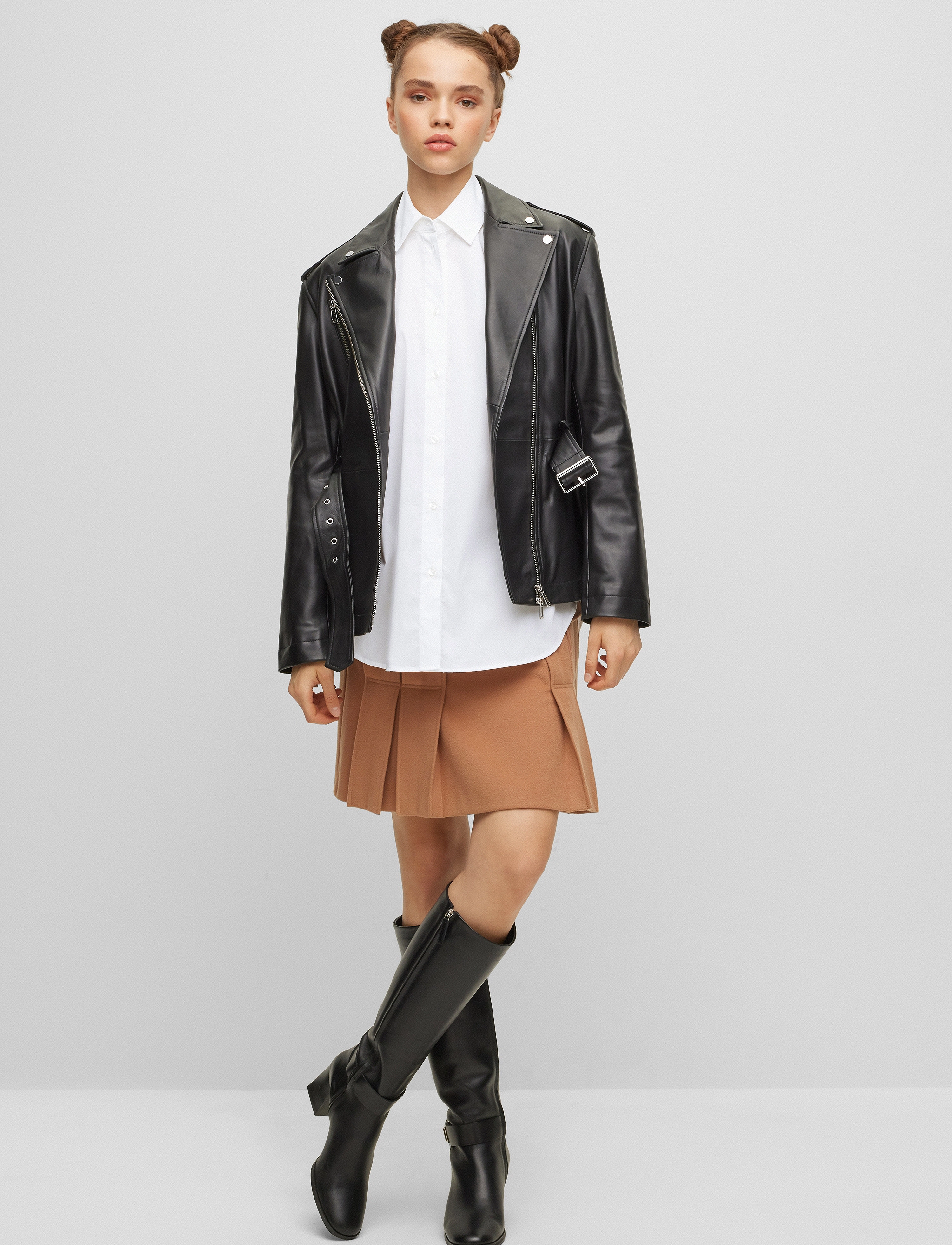 HUGO - The Boyfriend Shirt - white - 5