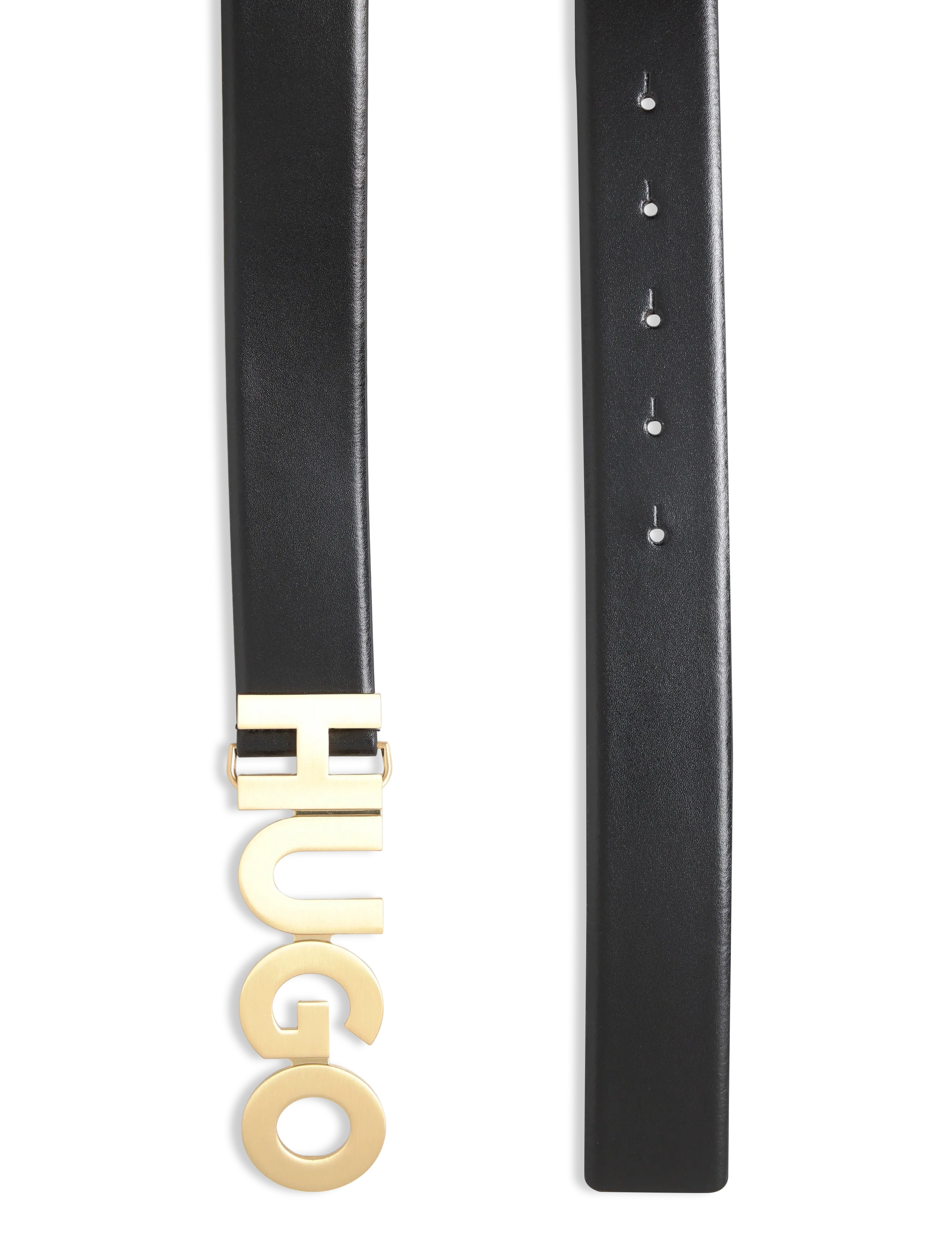 HUGO - Zula Belt 3,5cm-ZL - läderskärp - black - 1