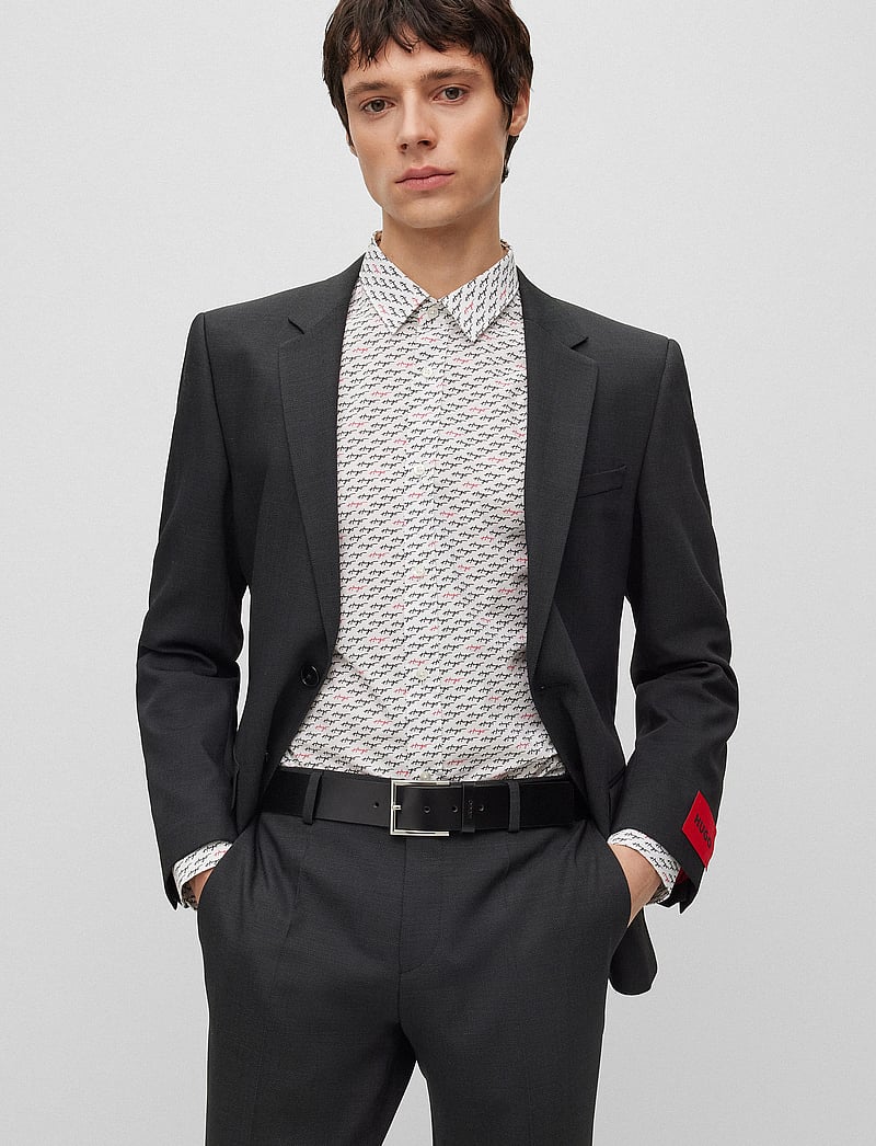 HUGO - Giaspo_Sz40 - klassikalised vööd - black - 0