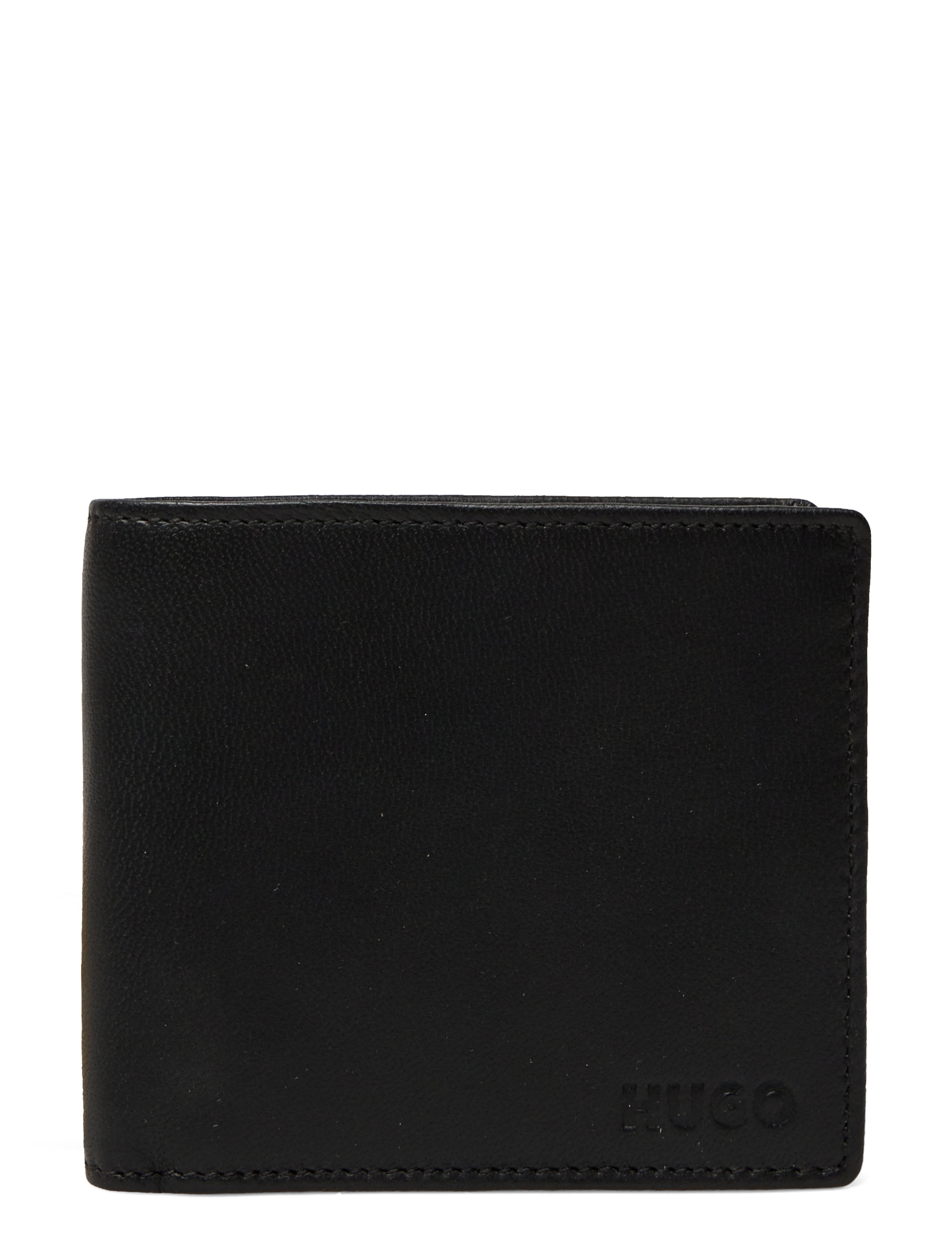 Hugo Bifold wallet in smooth leather with embossed logo plånböcker herr – bild 7