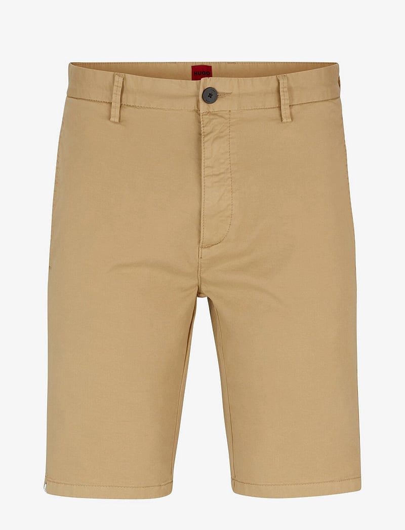 HUGO - David222SD - chino lühikesed püksid - medium beige - 1