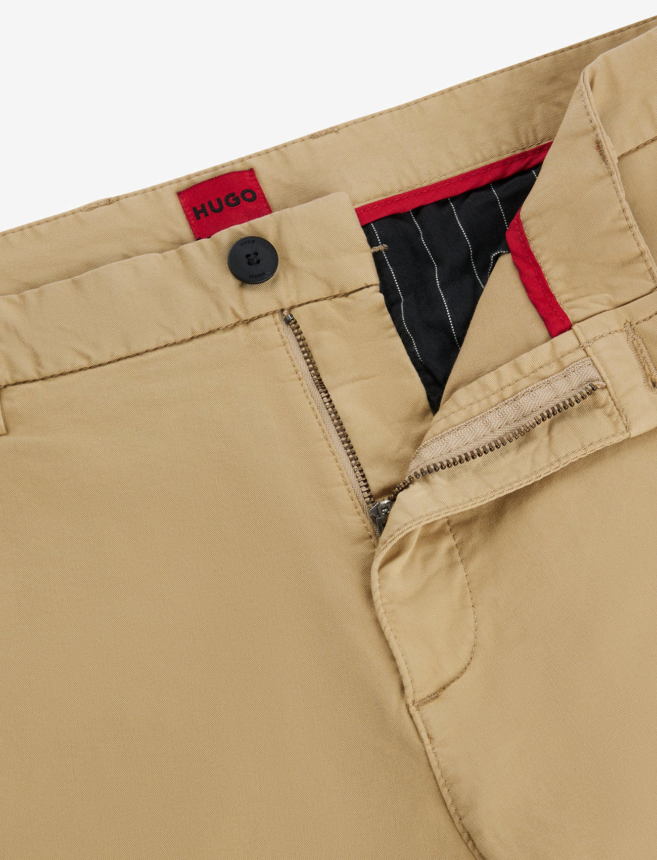 HUGO - David222SD - chino lühikesed püksid - medium beige - 5