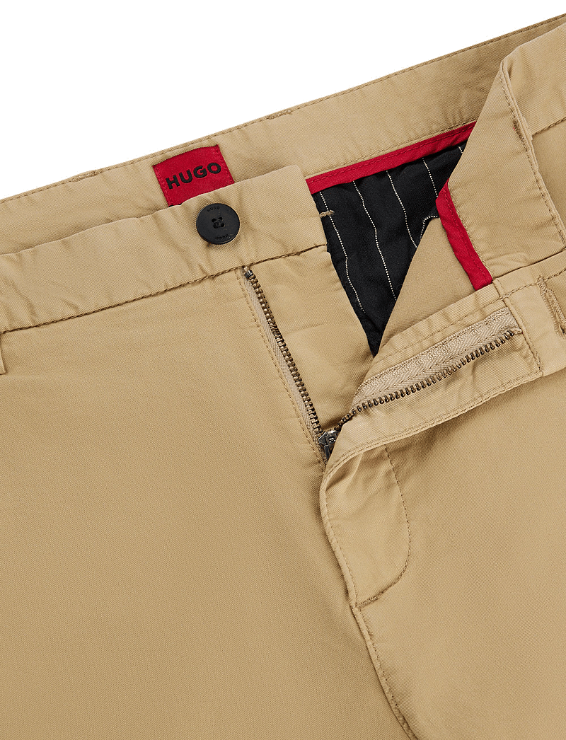HUGO - David222SD - chino lühikesed püksid - medium beige - 5