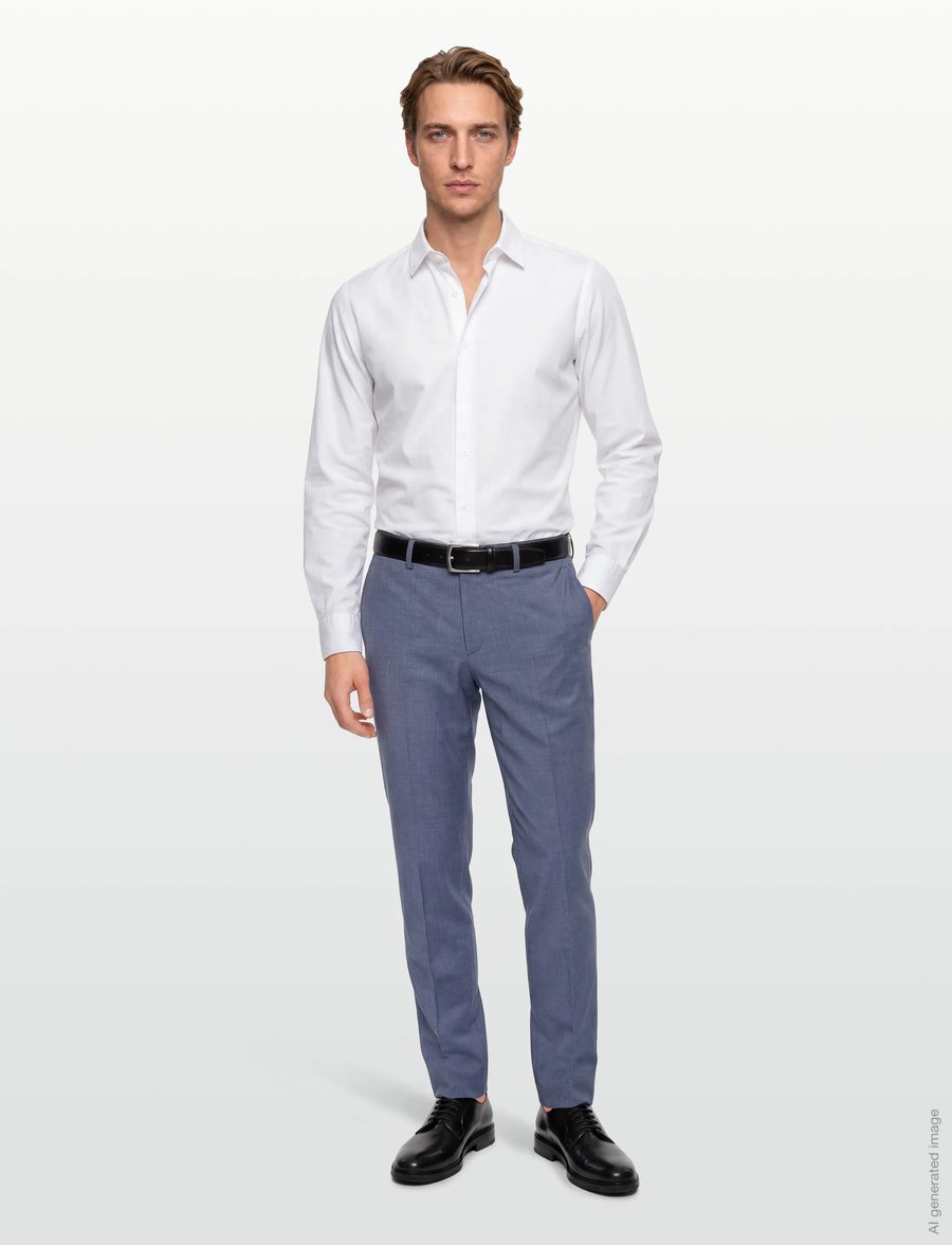 HUGO - Hesten212X - anzugshosen - light/pastel blue - 0