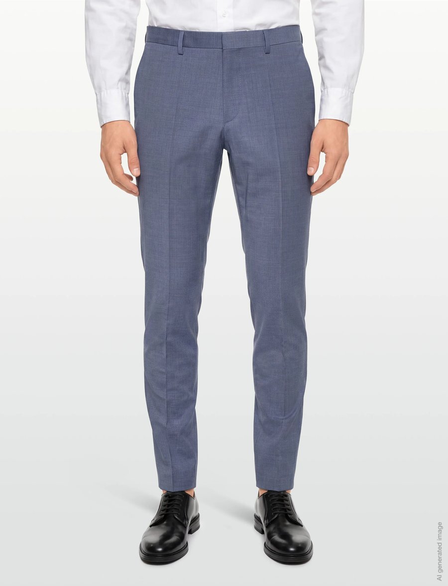HUGO - Hesten212X - anzugshosen - light/pastel blue - 3