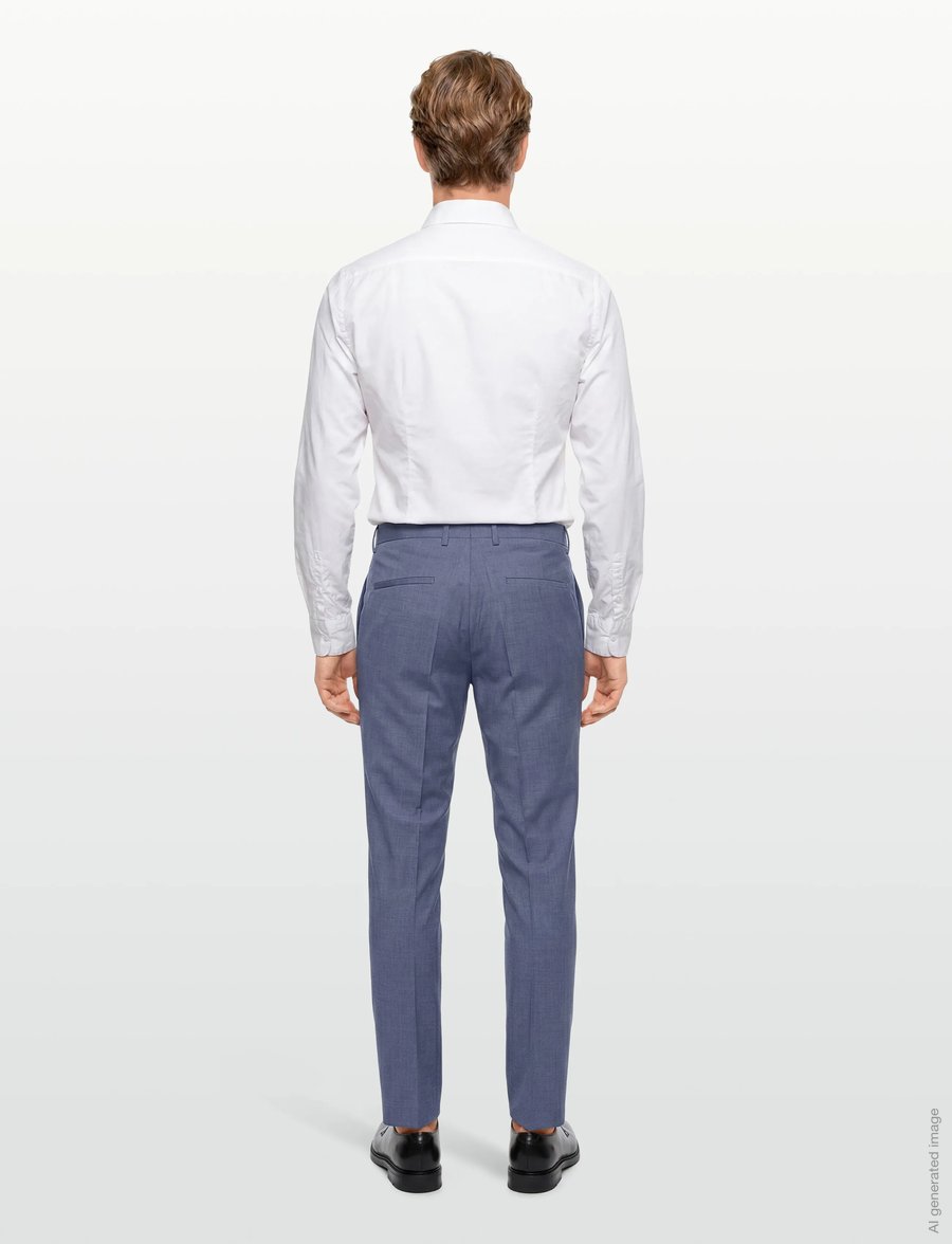 HUGO - Hesten212X - anzugshosen - light/pastel blue - 4
