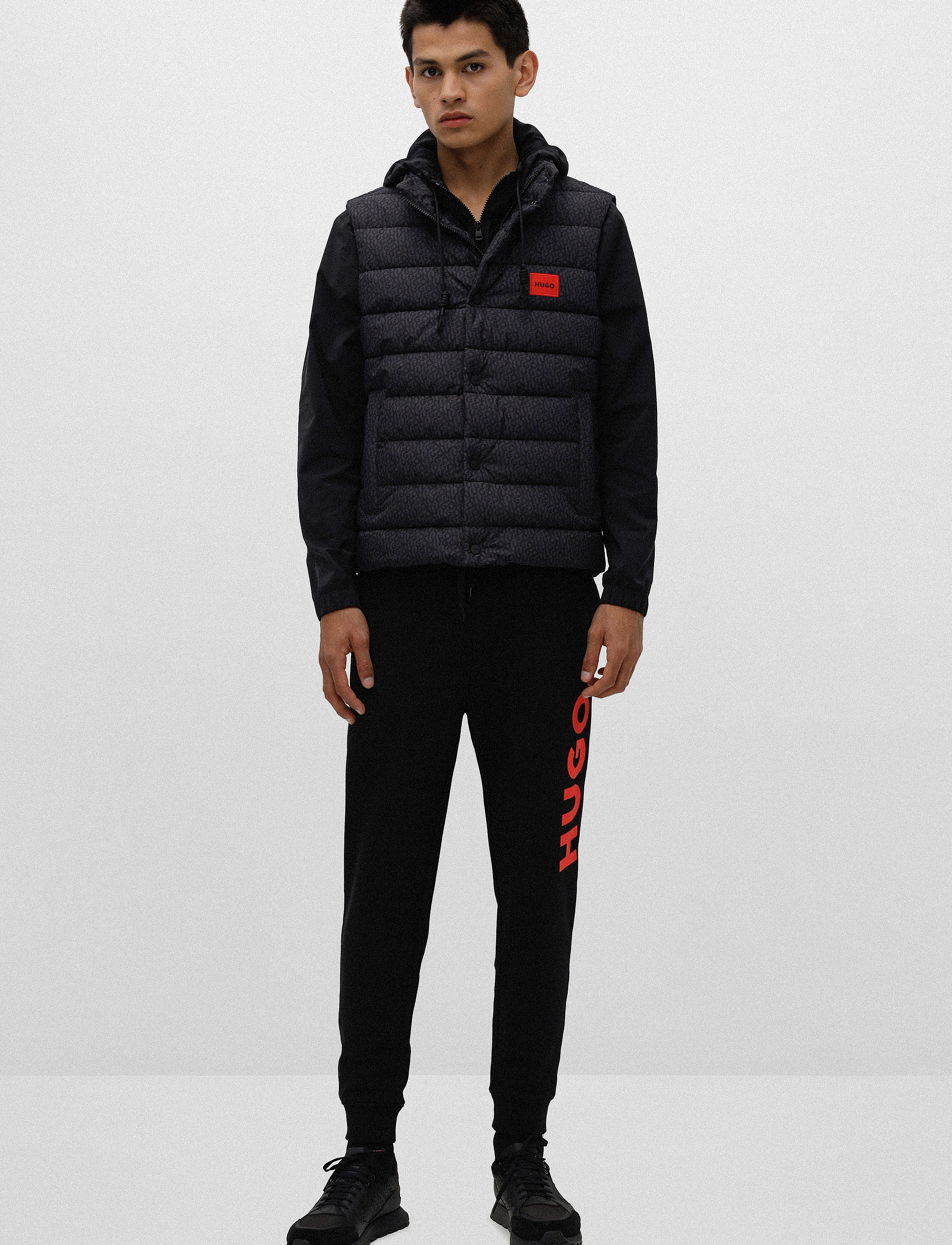 HUGO Dutschi - Dressipüksid - BLACK / black