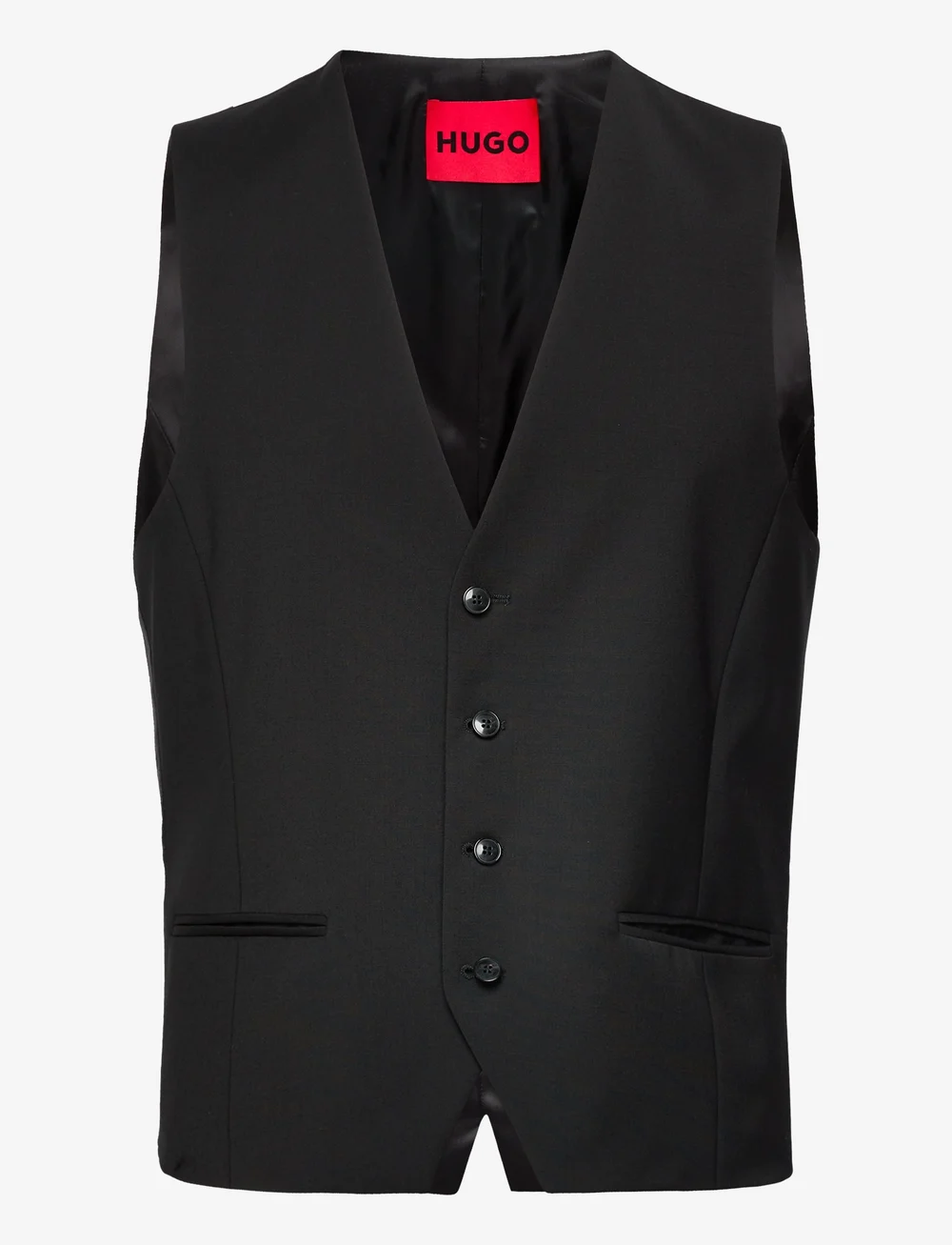 HUGO - VinM204 - waistcoats - black - 0