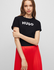 HUGO - The HUGO Tee - marškinėliai - black - 2