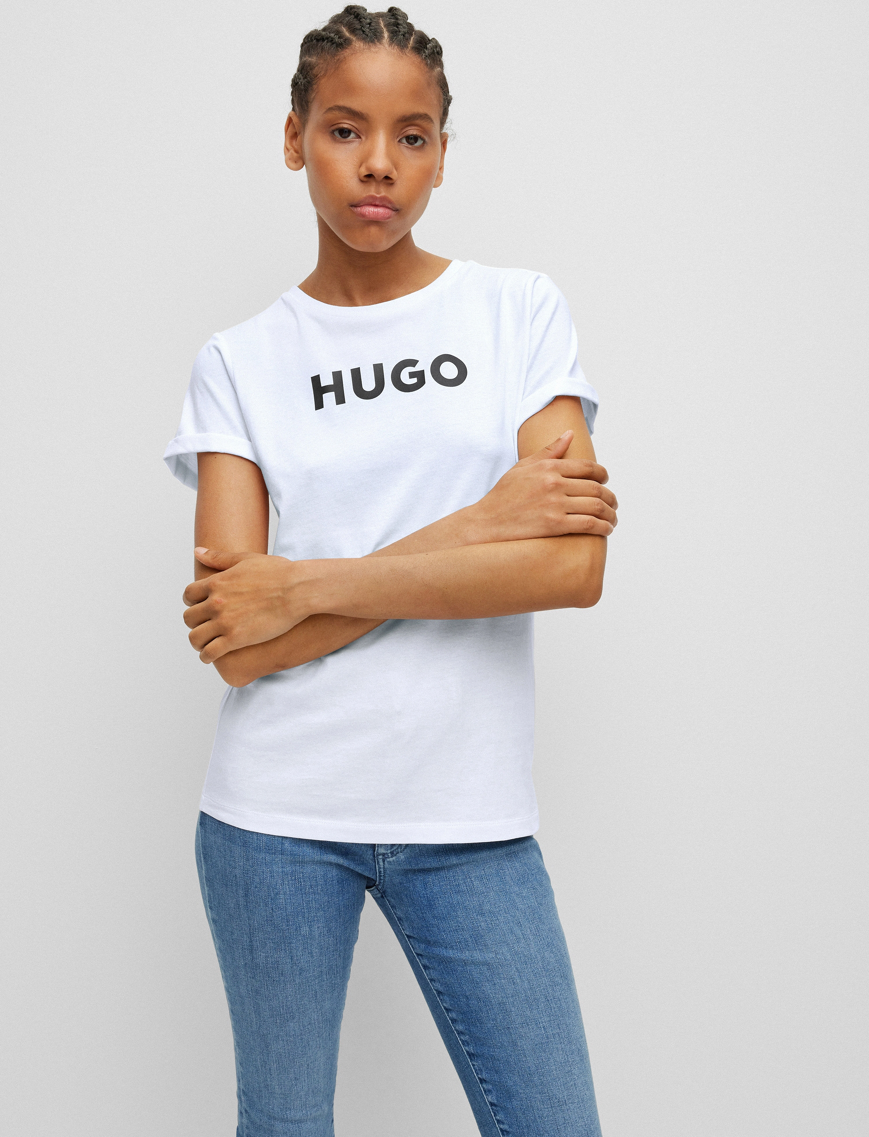 HUGO - The HUGO Tee - white - 4