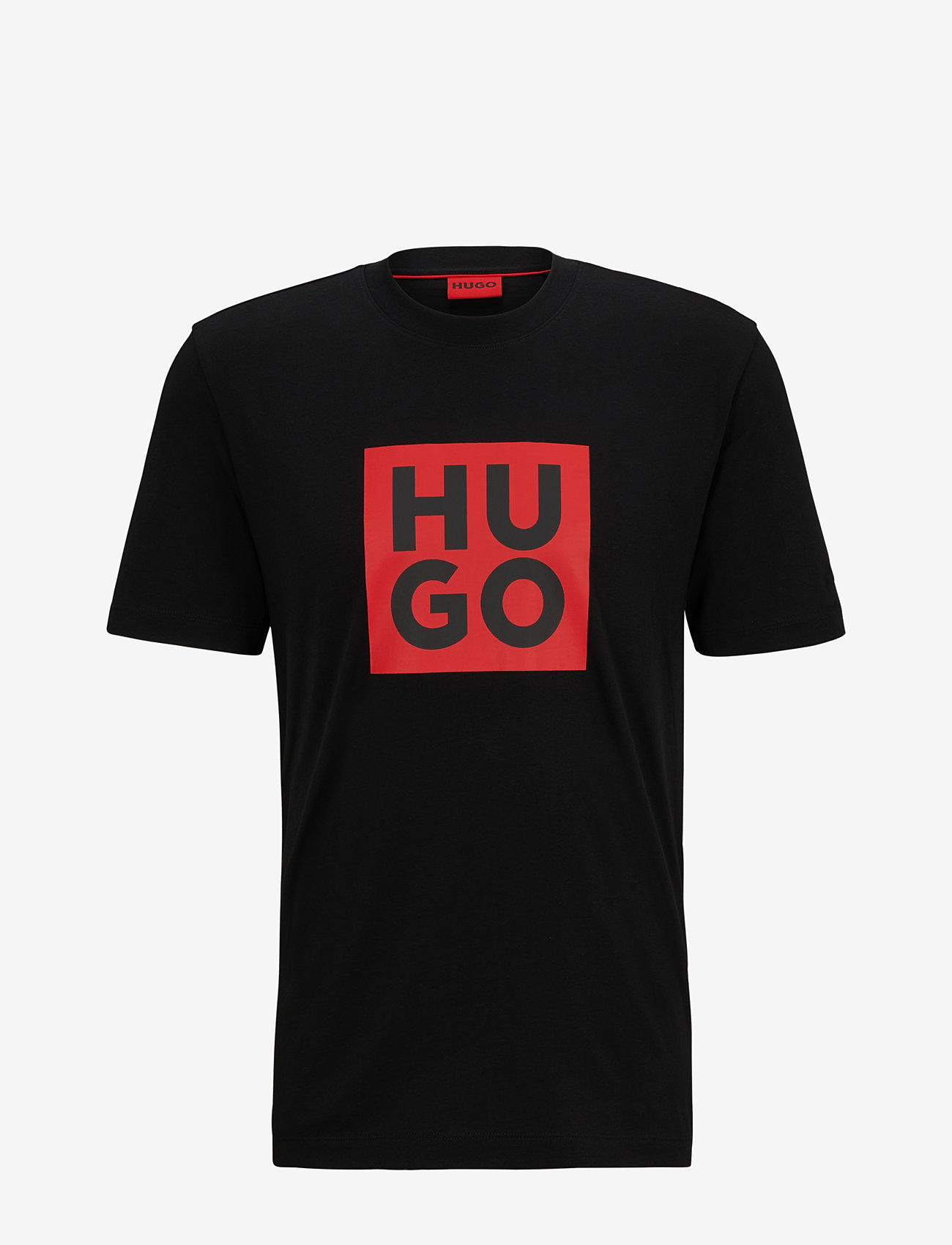 HUGO - Daltor - short-sleeved t-shirts - black - 0