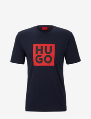 HUGO - Daltor - short-sleeved t-shirts - dark blue - 0