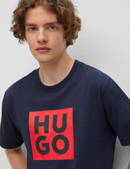 HUGO - Daltor - short-sleeved t-shirts - dark blue - 2