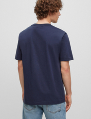 HUGO - Daltor - short-sleeved t-shirts - dark blue - 3