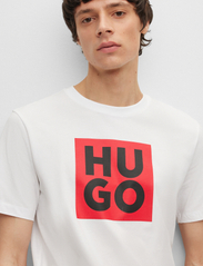 HUGO - Daltor - short-sleeved t-shirts - white - 4