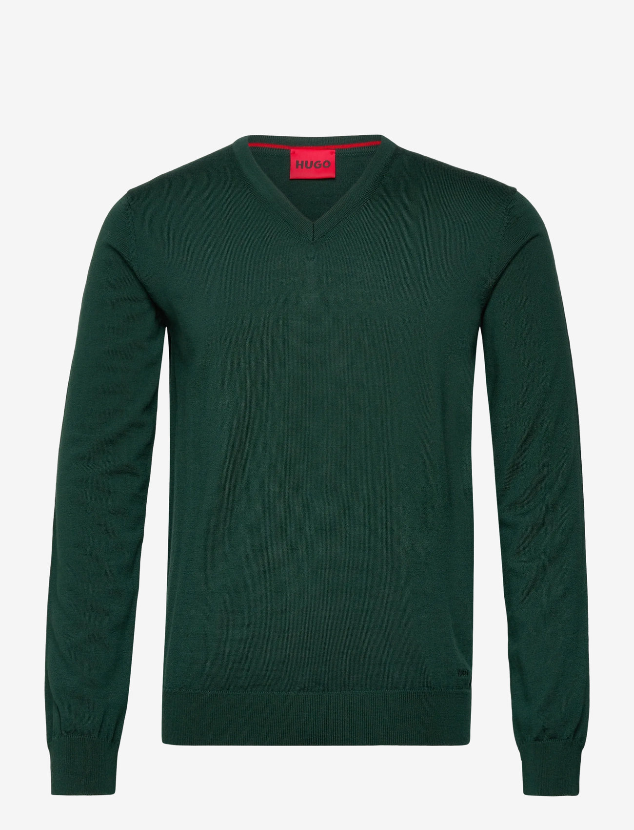 HUGO - San Vredo-M - adījumi ar v veida kakla izgriezumu - open green - 0