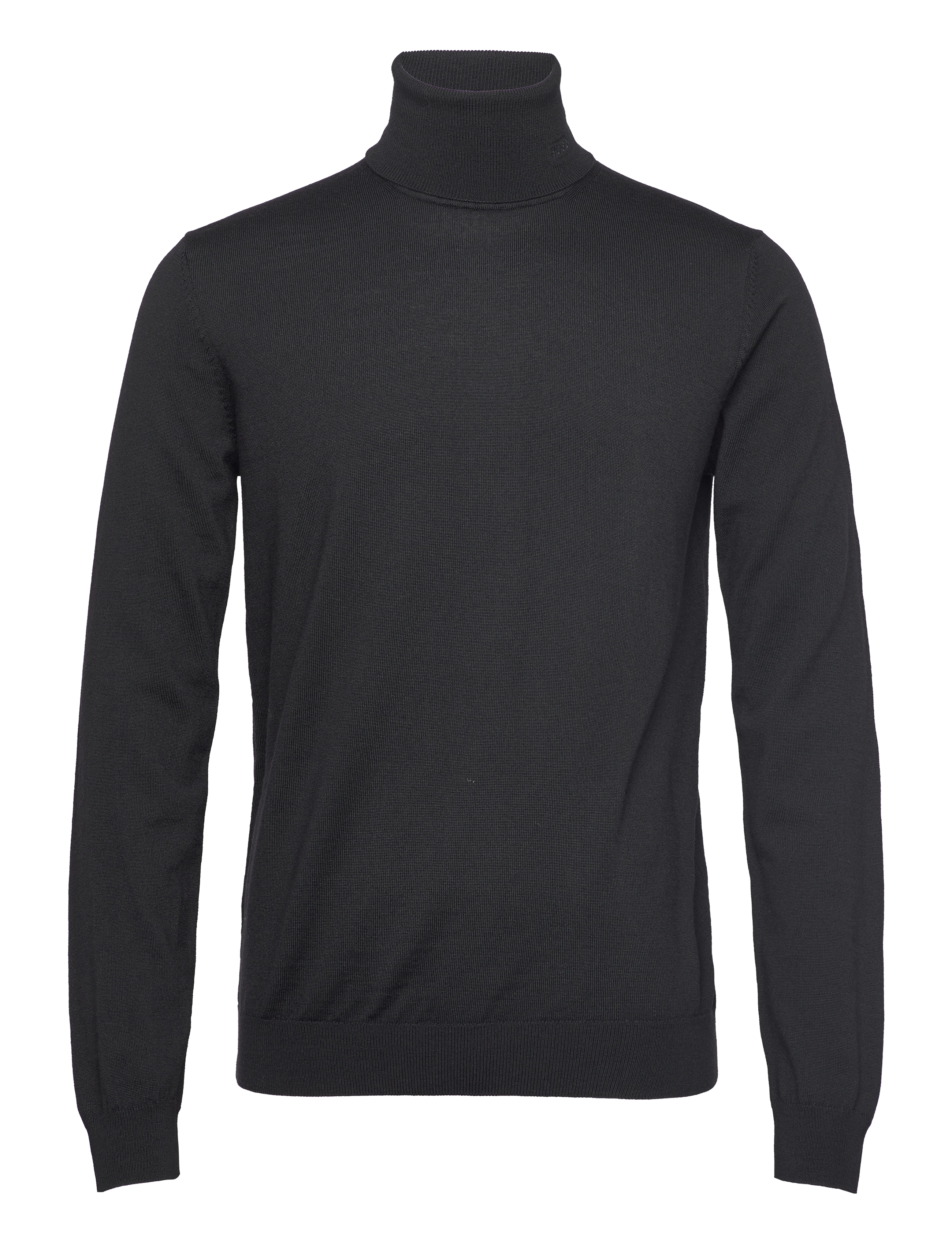 HUGO San Thomas-M - Col roulé - BLACK / black