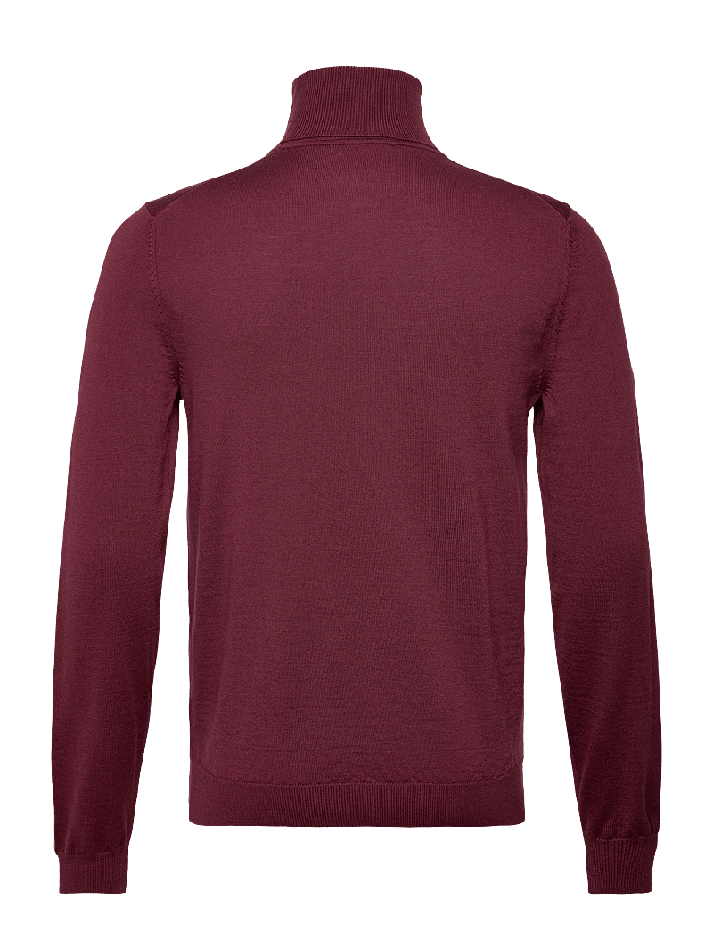 HUGO - San Thomas-M - rollkragen - dark red - 1