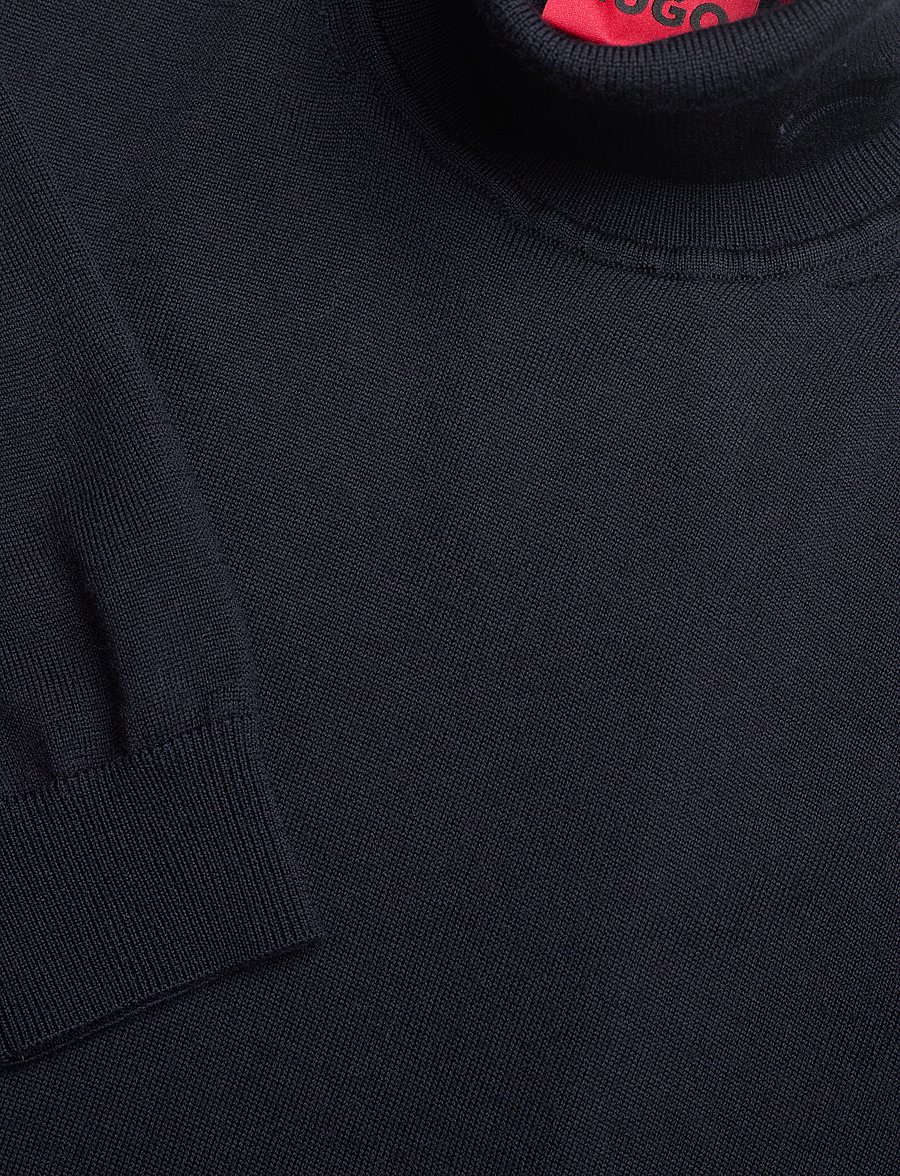 HUGO - San Thomas-M - rollkragenpullover - navy - 2