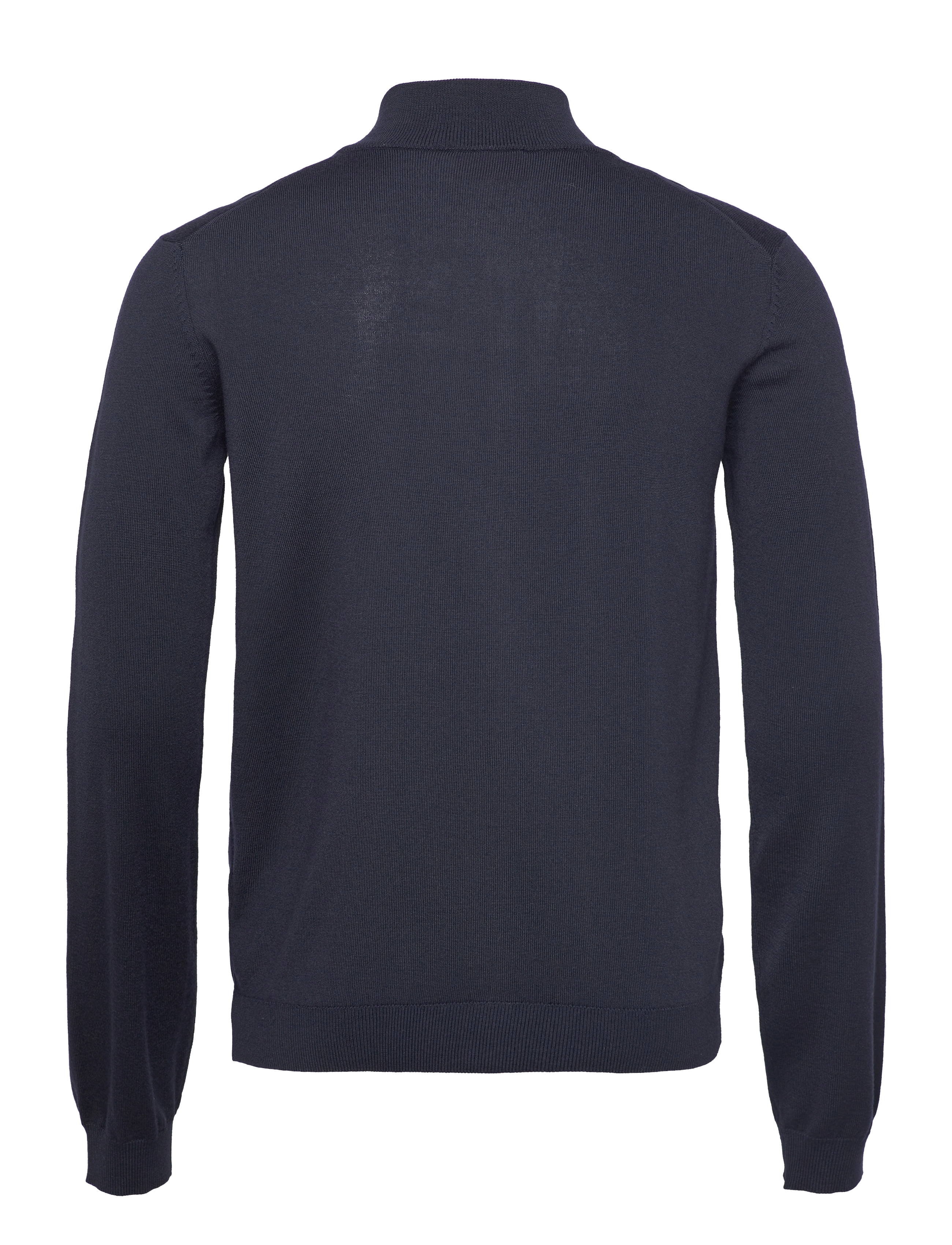 HUGO - San Jorge-M - pullover mit durchgehendem reißverschluss - navy - 2