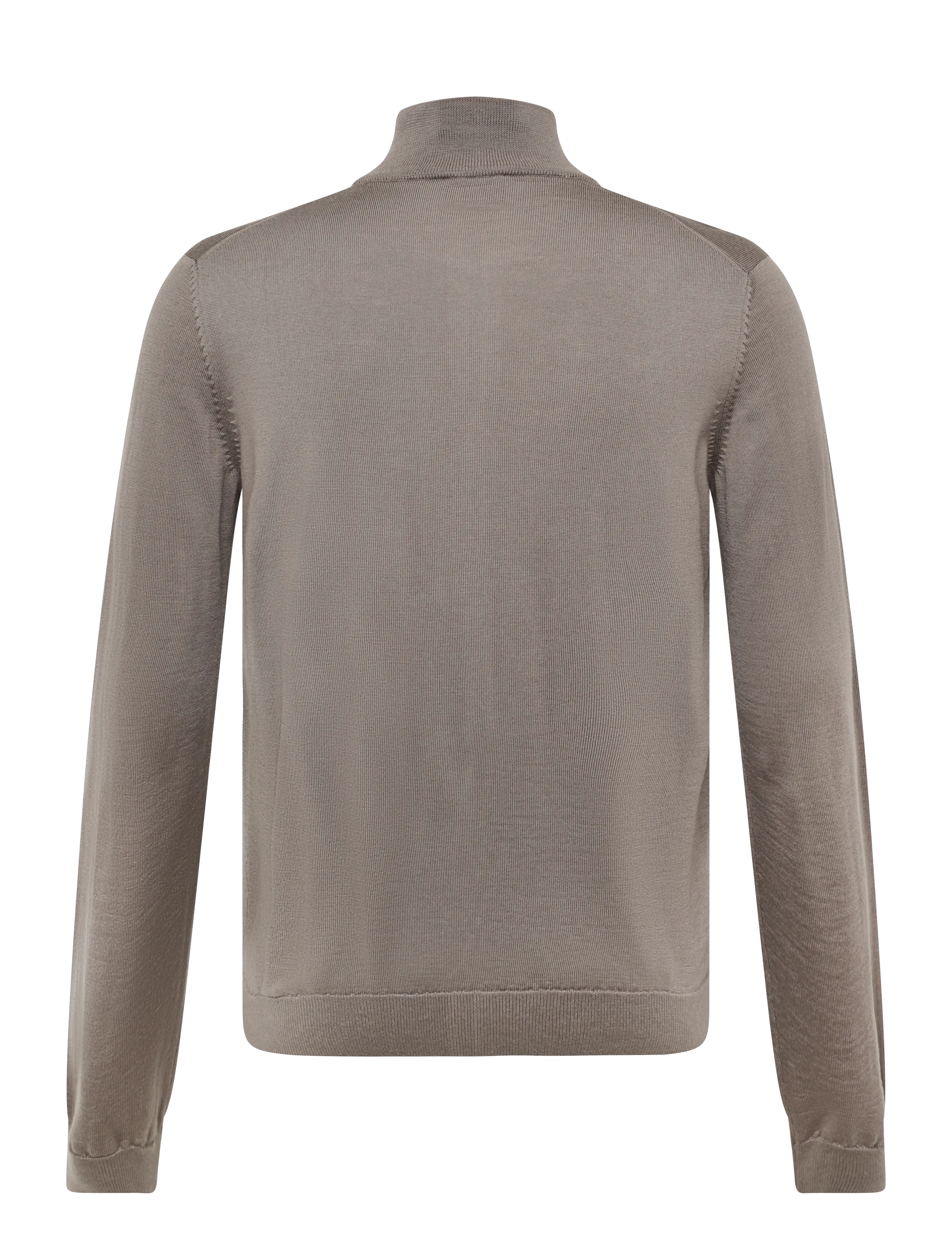 HUGO - San Jorge-M - pullover mit durchgehendem reißverschluss - rust/copper - 1