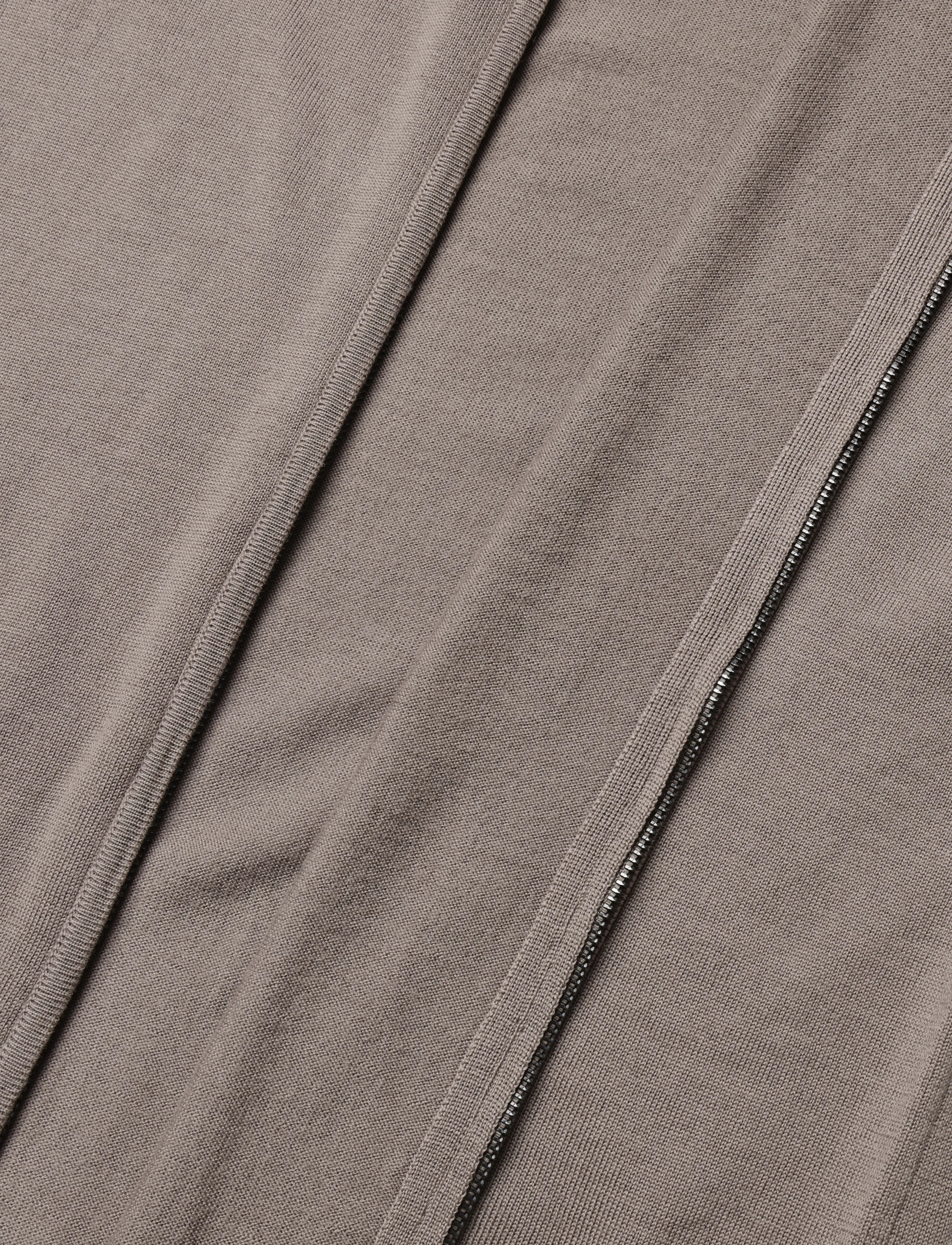 HUGO - San Jorge-M - pullover mit durchgehendem reißverschluss - rust/copper - 4