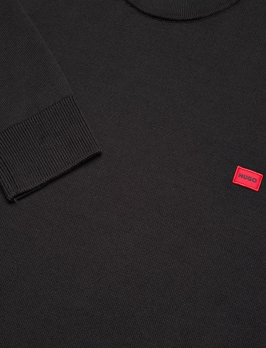HUGO - San Cassius-C1 - rundhals - black - 2