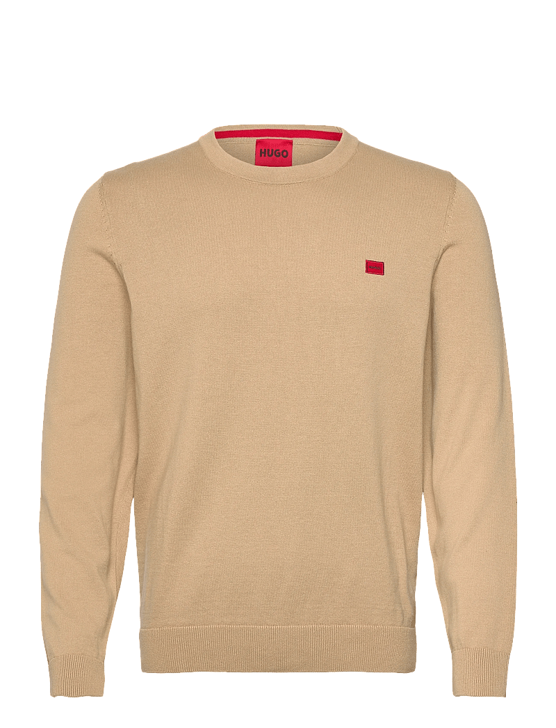 HUGO - San Cassius-C1 - rundhals - medium beige - 0