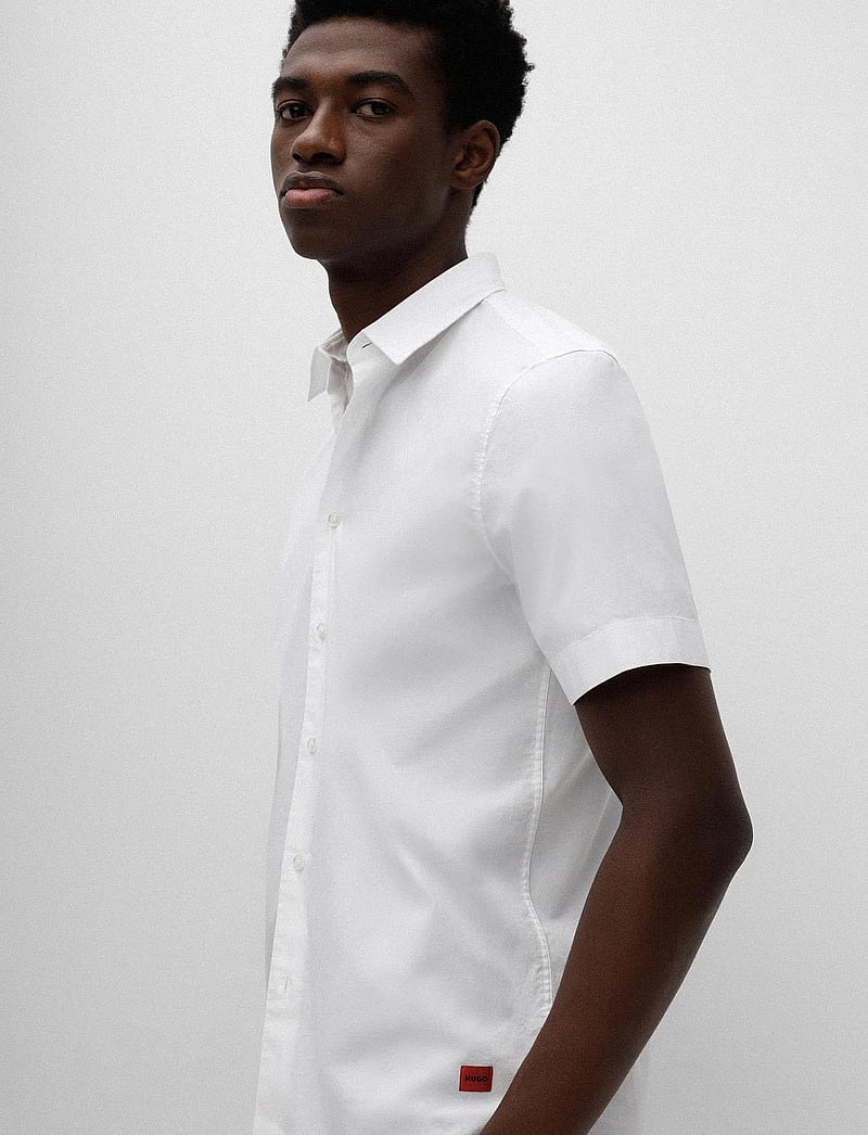 HUGO - Ebor - tavalised t-särgid - open white - 4