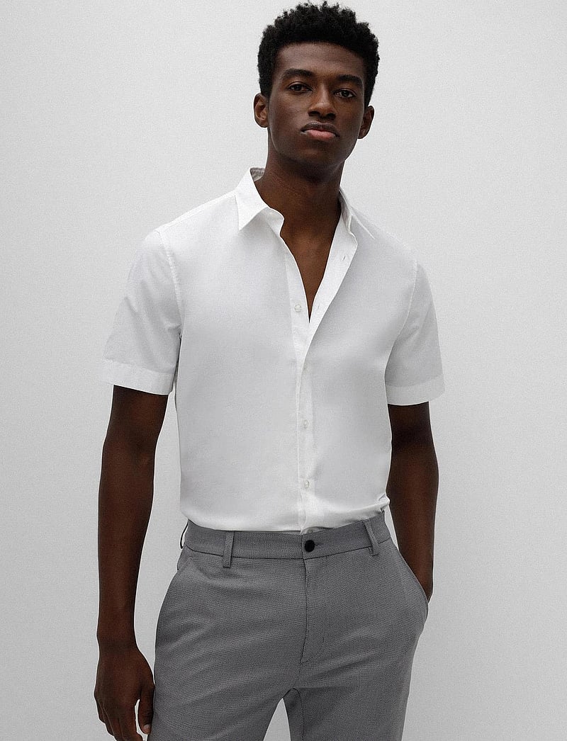 HUGO - Ebor - tavalised t-särgid - open white - 5