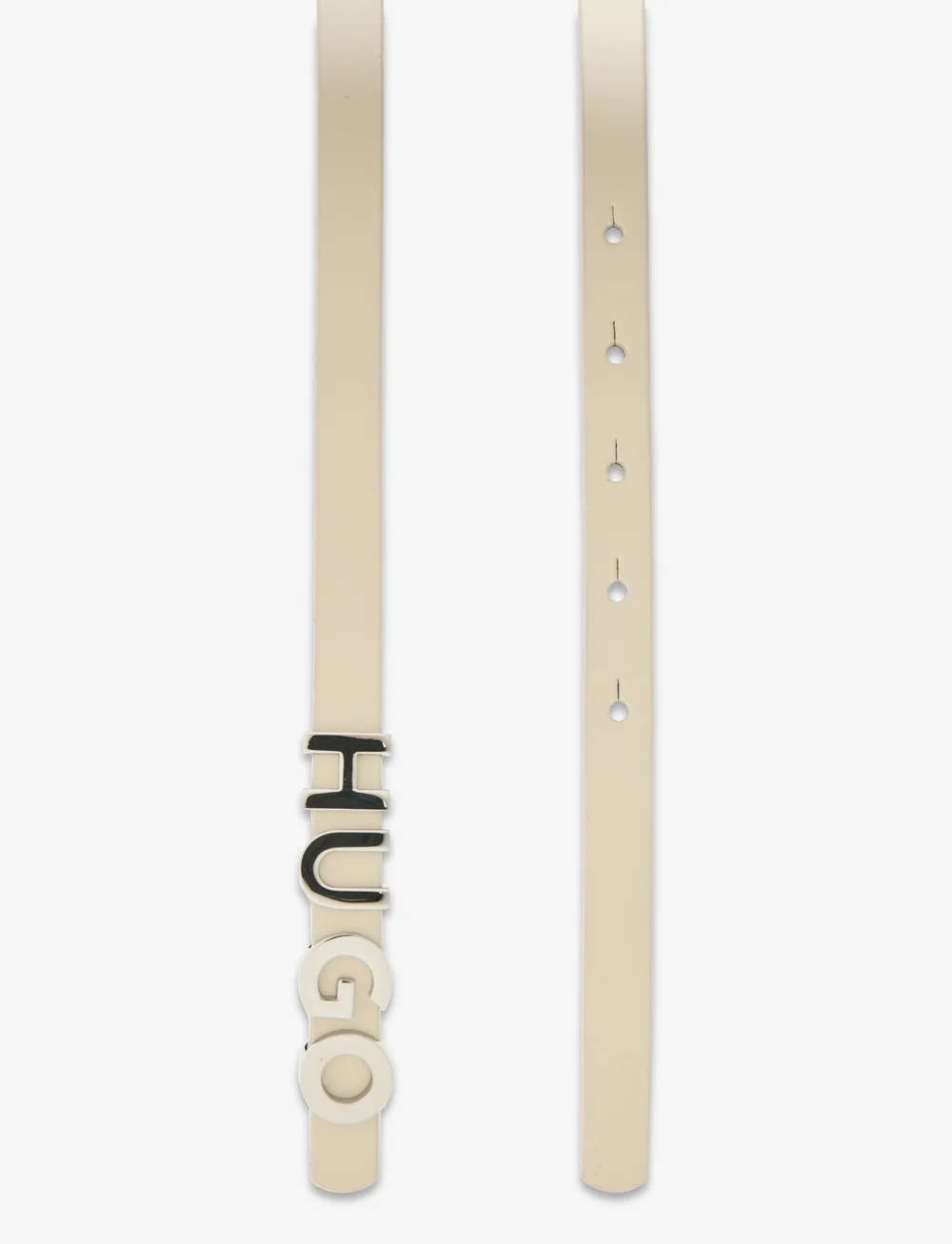 HUGO - Zula Belt 1,5cm - casual gürtel - open white - 1