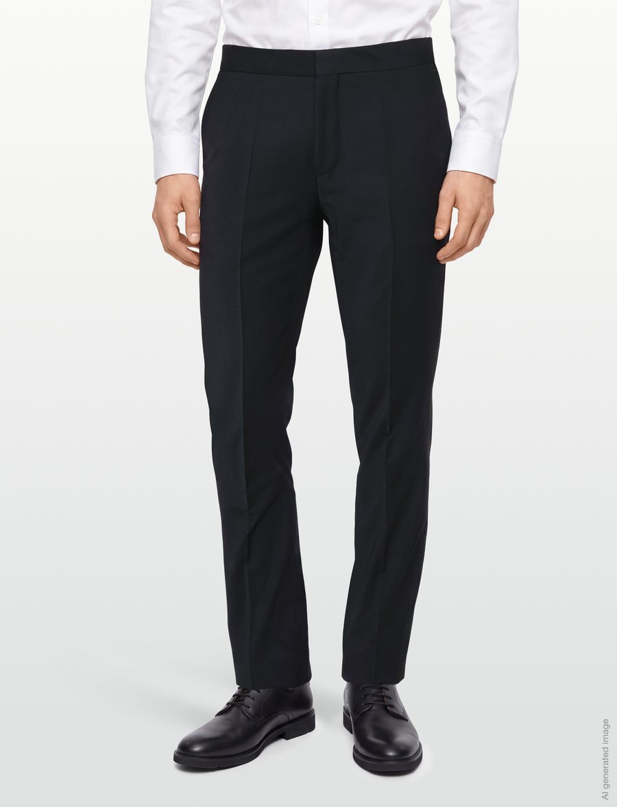 HUGO - Hesten224E1X - anzugshosen - black - 3