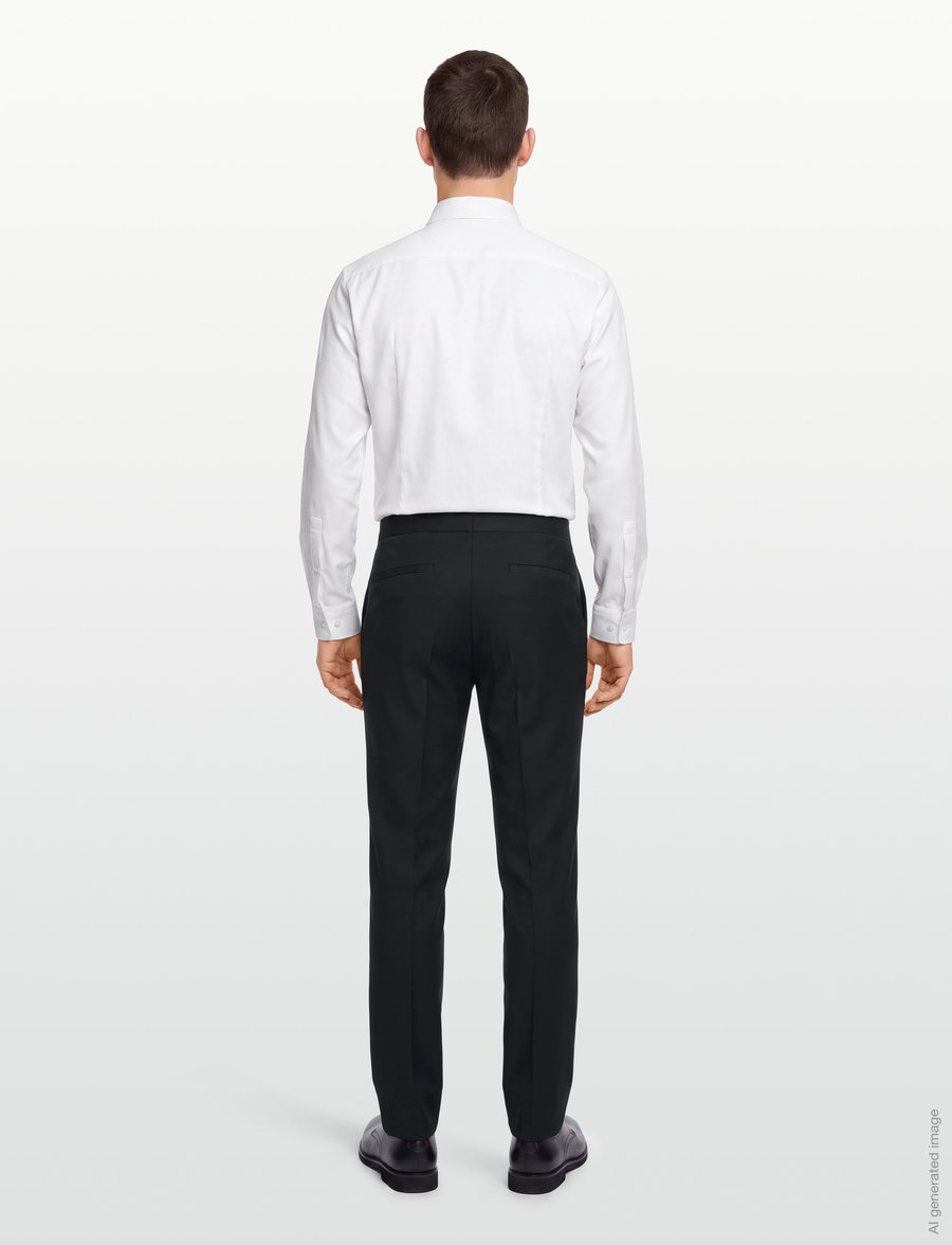 HUGO - Hesten224E1X - anzugshosen - black - 4